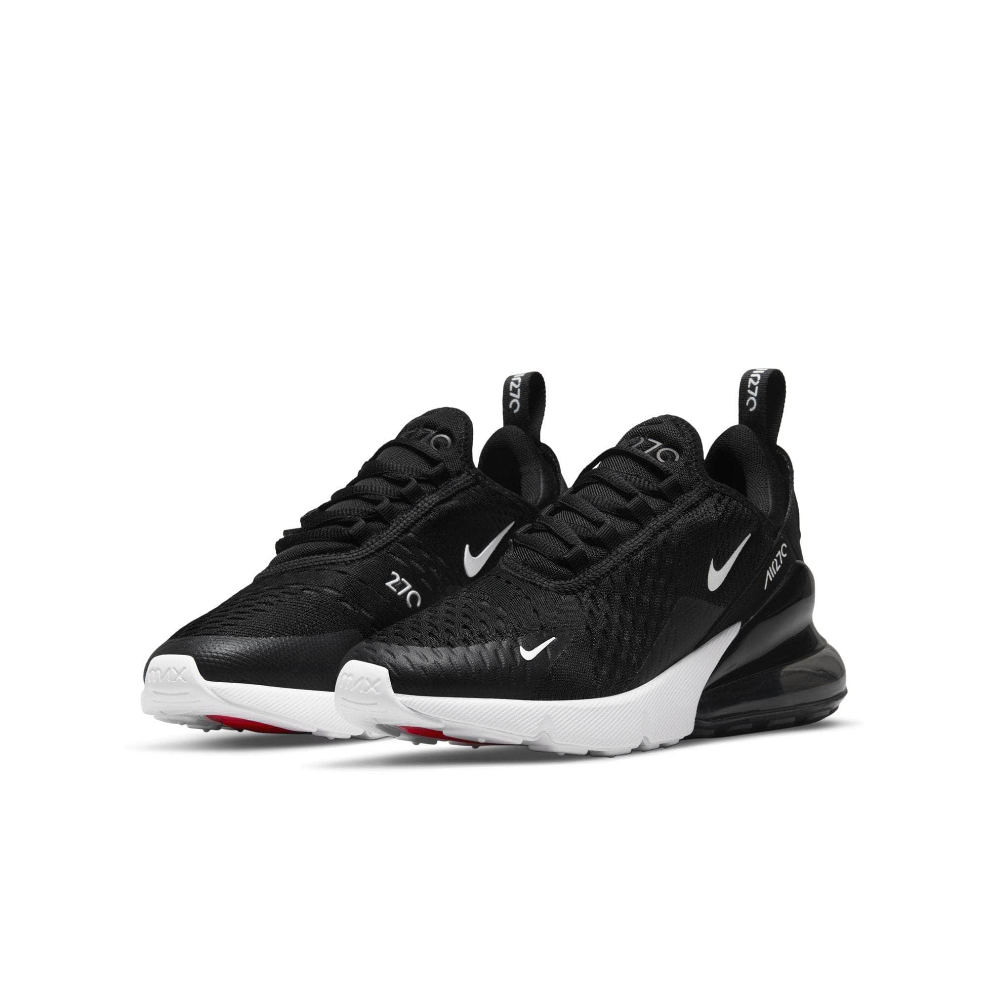 Nike FOOTWEAR Nike Air Max 270 "Black White" - Boy's GS