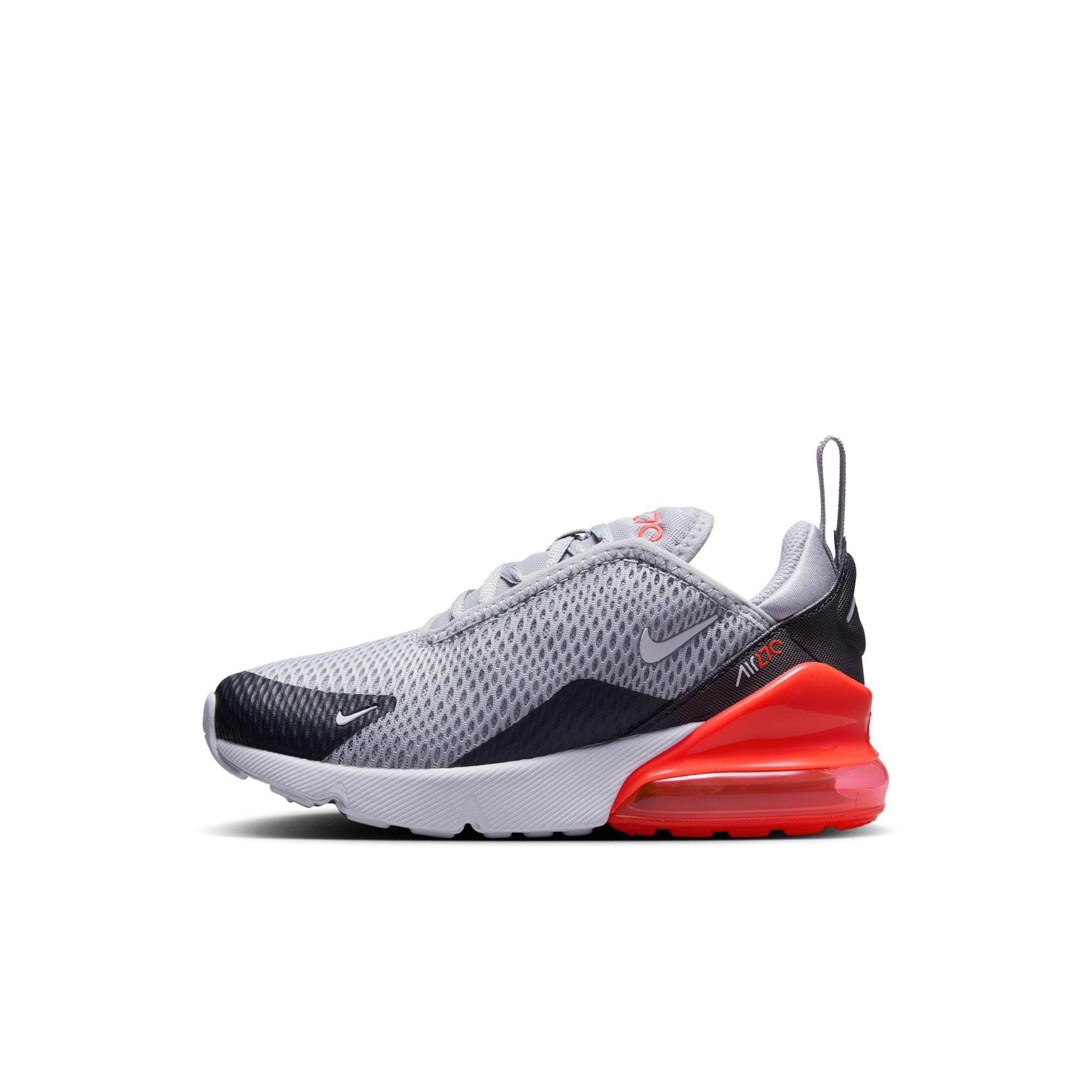 Nike FOOTWEAR Nike Air Max 270 "Wolf Grey Anthracite Bright Crimson White" - Preschool