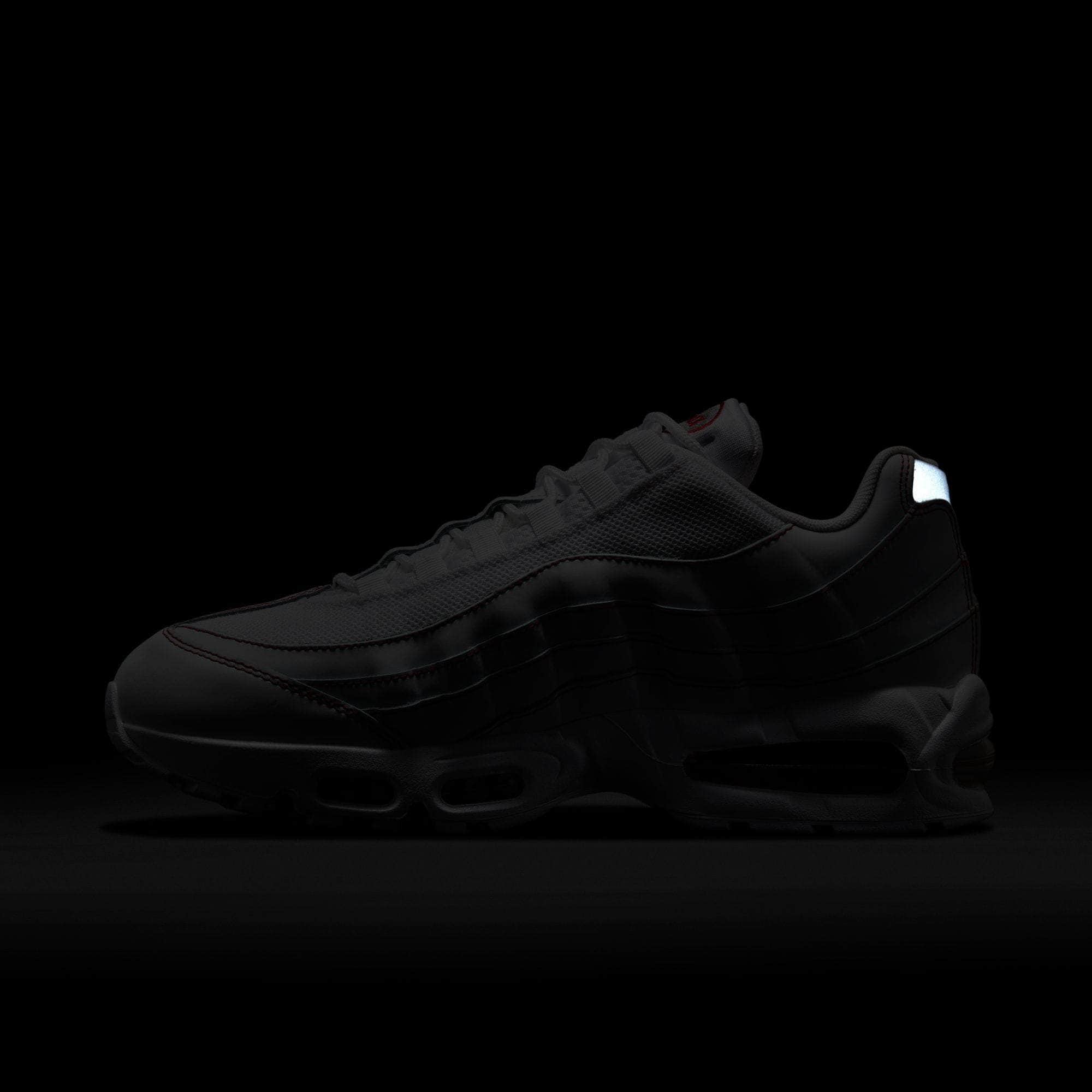 Nike FOOTWEAR Nike Air Max 95 OG "Big Bubble White University Red" - Men's