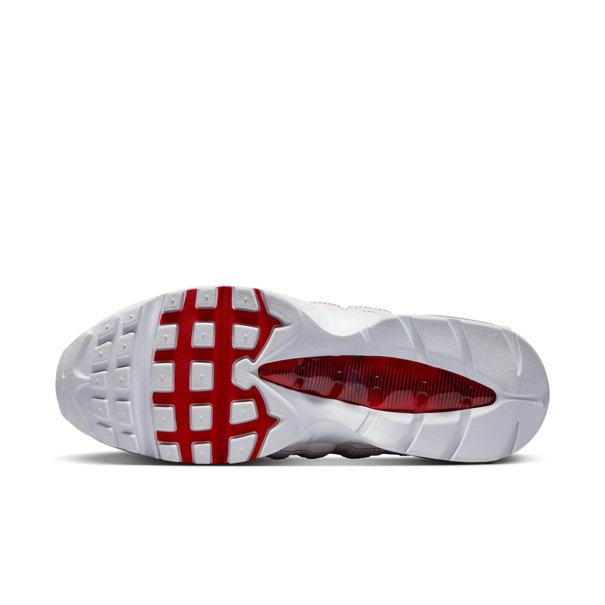 Nike FOOTWEAR Nike Air Max 95 OG "Big Bubble White University Red" - Men's