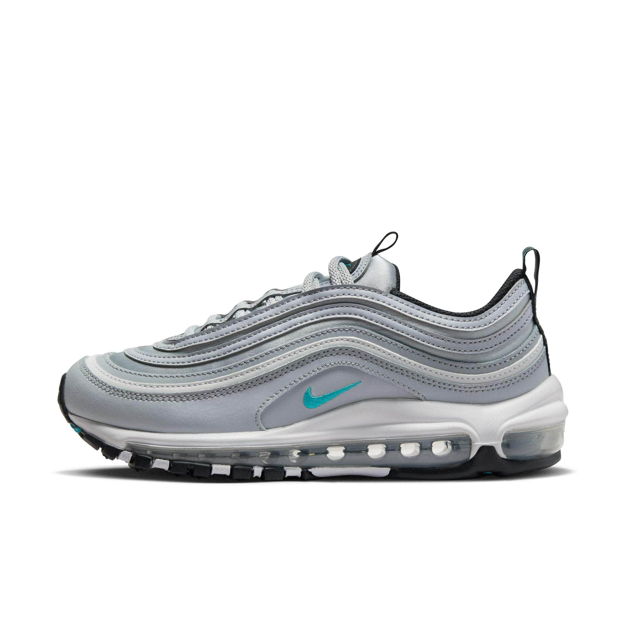 Air max 97 on sale silver and blue