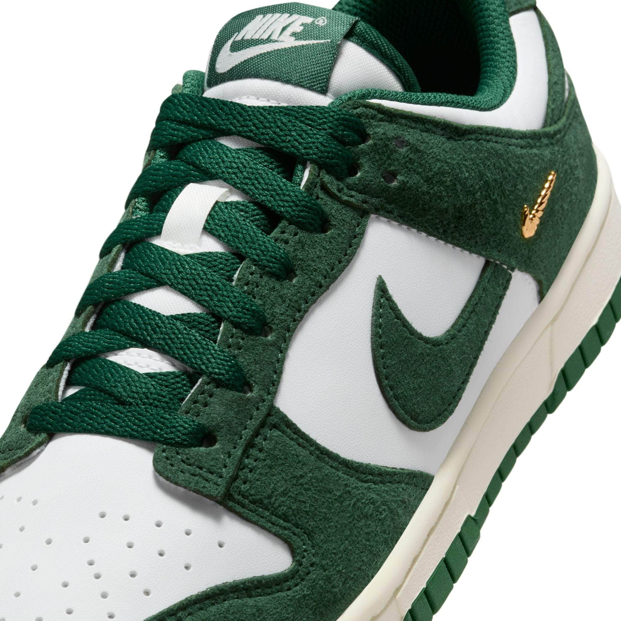Nike FOOTWEAR Nike Dunk Low "Gorge Green Gold Mini Swoosh" - Women's