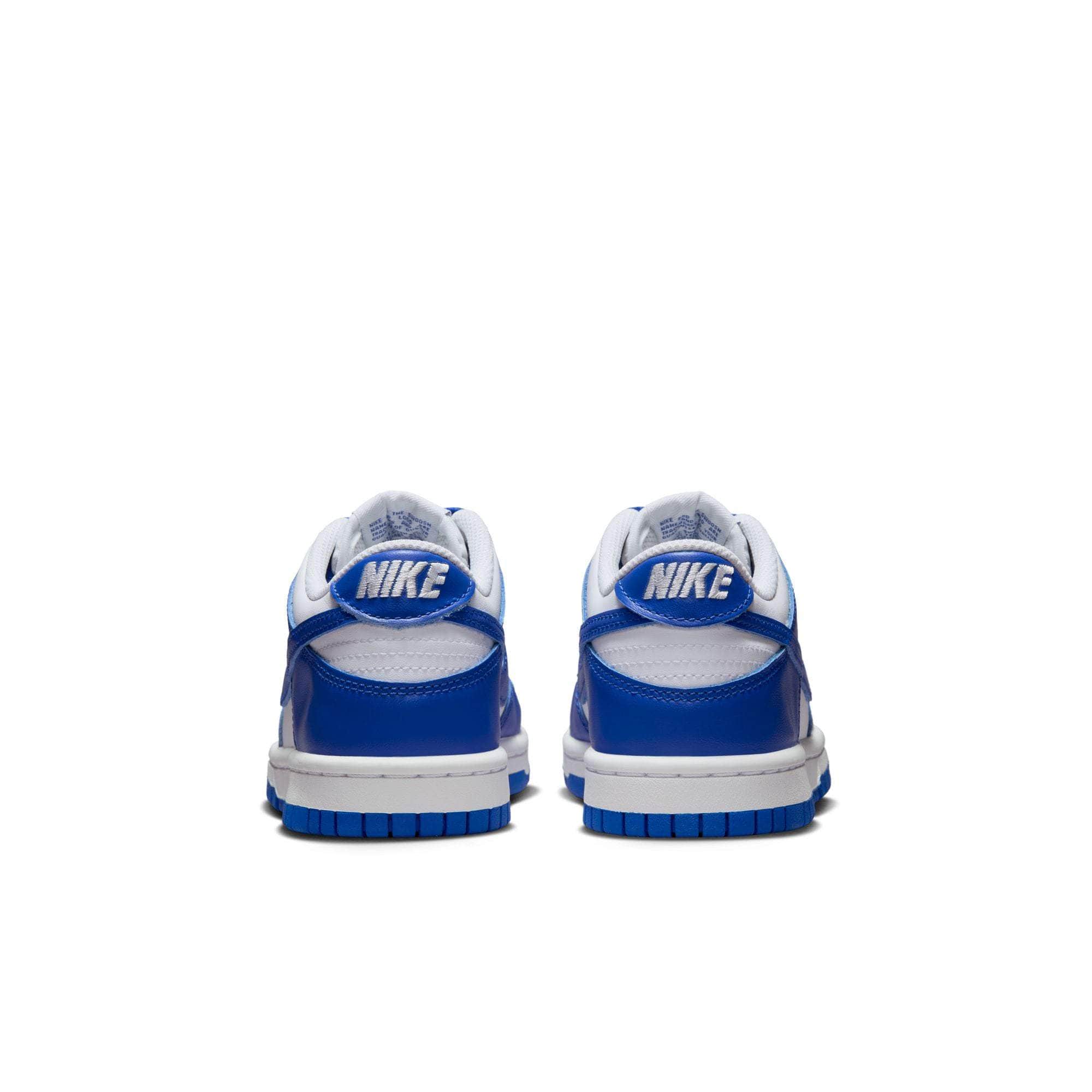 Nike FOOTWEAR Nike Dunk Low "White Hyper Royal" - Kid's Grade School