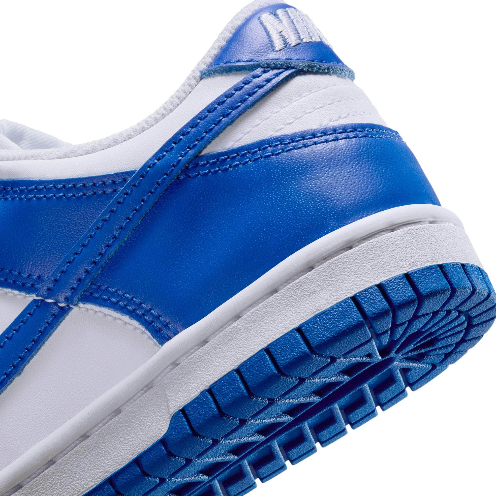 Nike FOOTWEAR Nike Dunk Low "White Hyper Royal" - Kid's Grade School