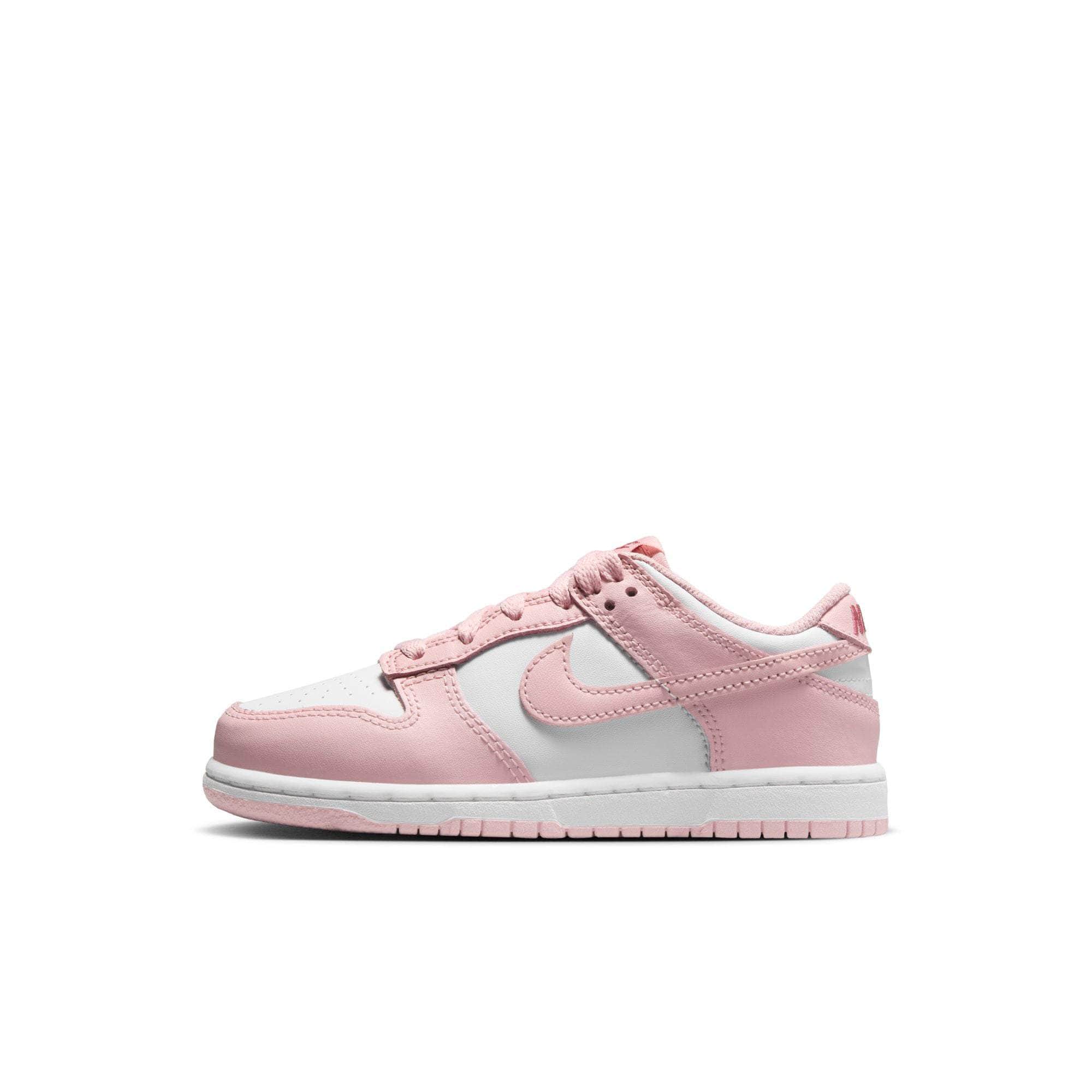 Nike FOOTWEAR Nike Dunk Low "White Pomegranate" - Preschool