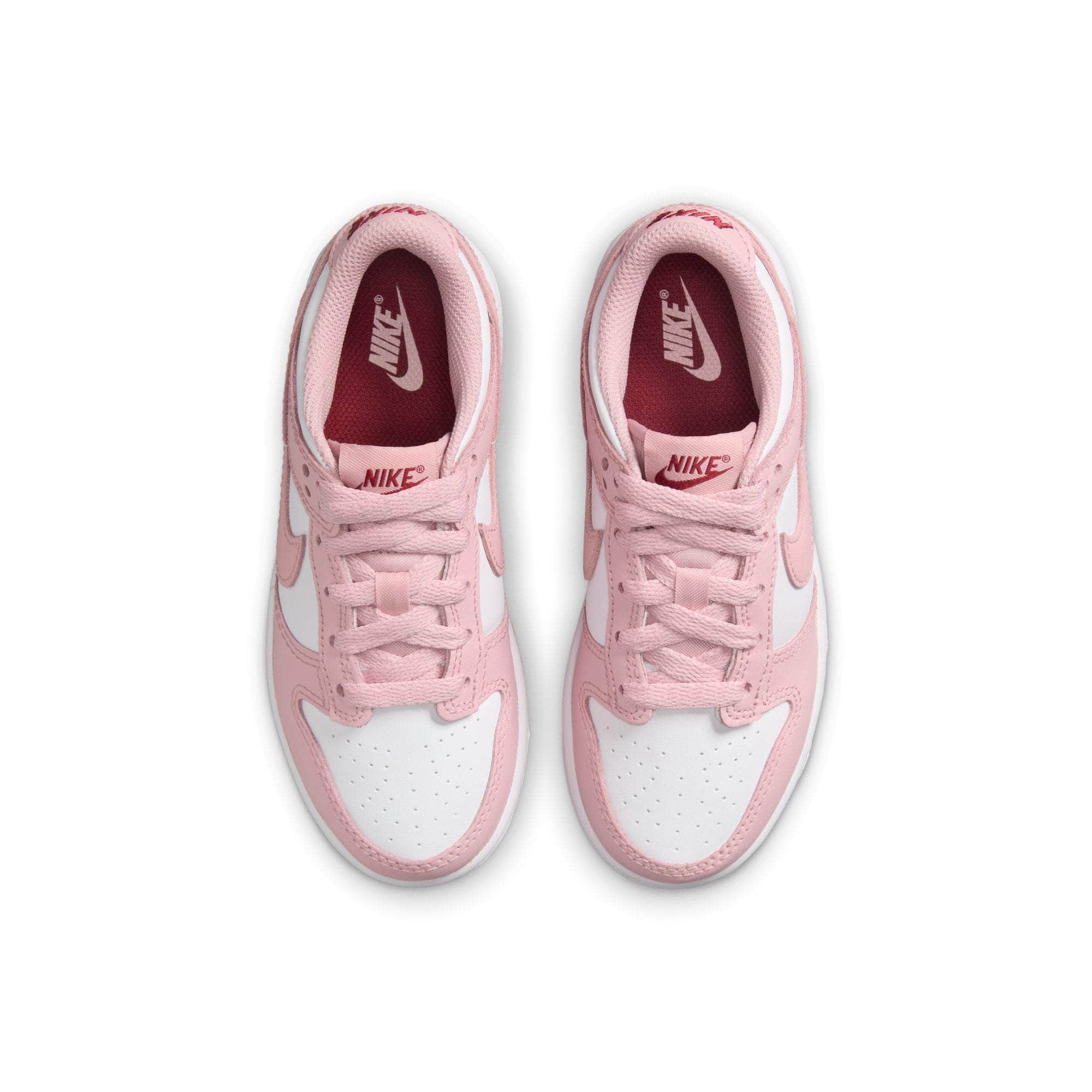 Nike FOOTWEAR Nike Dunk Low "White Pomegranate" - Preschool