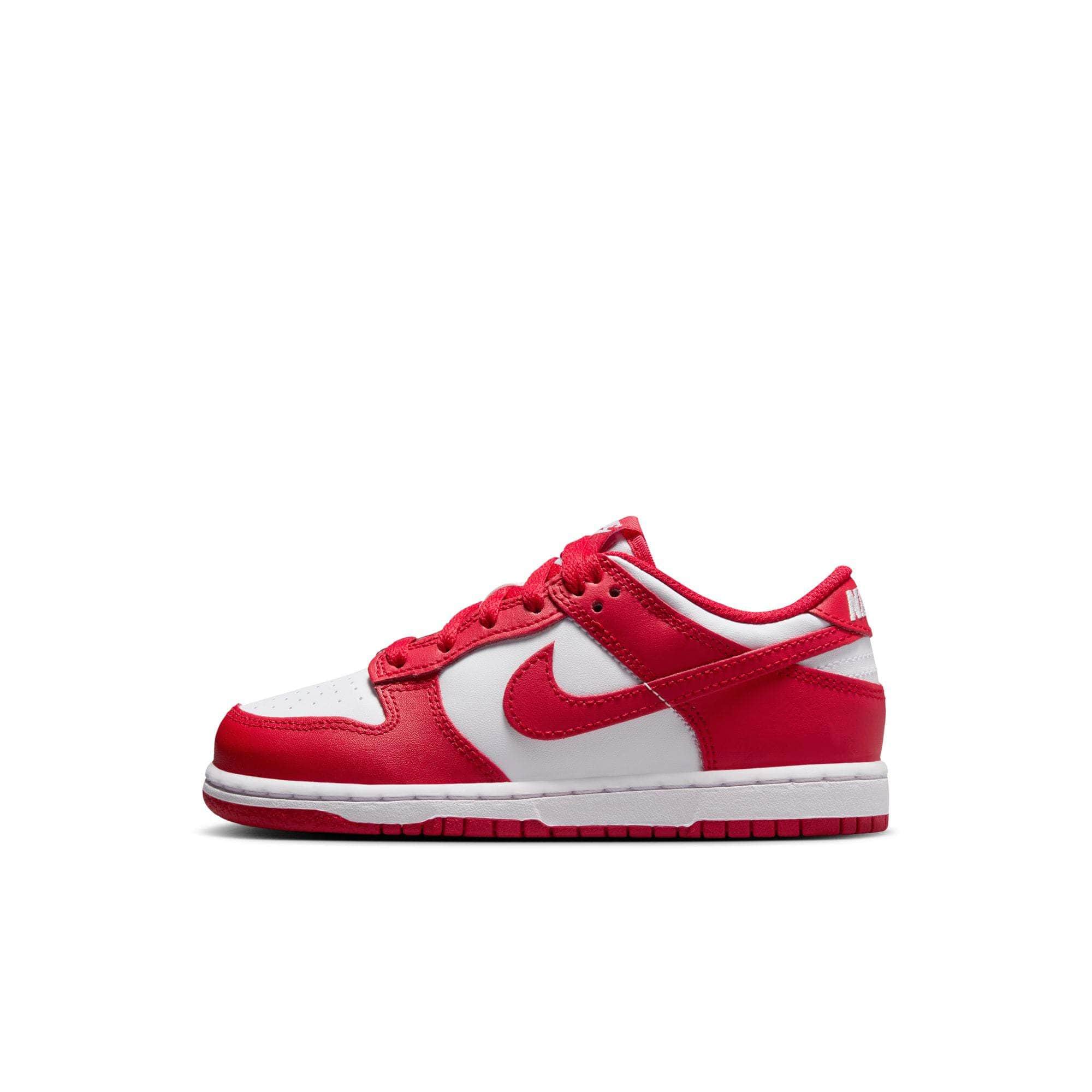 Nike FOOTWEAR Nike Dunk Low "White University Red" - Preschool