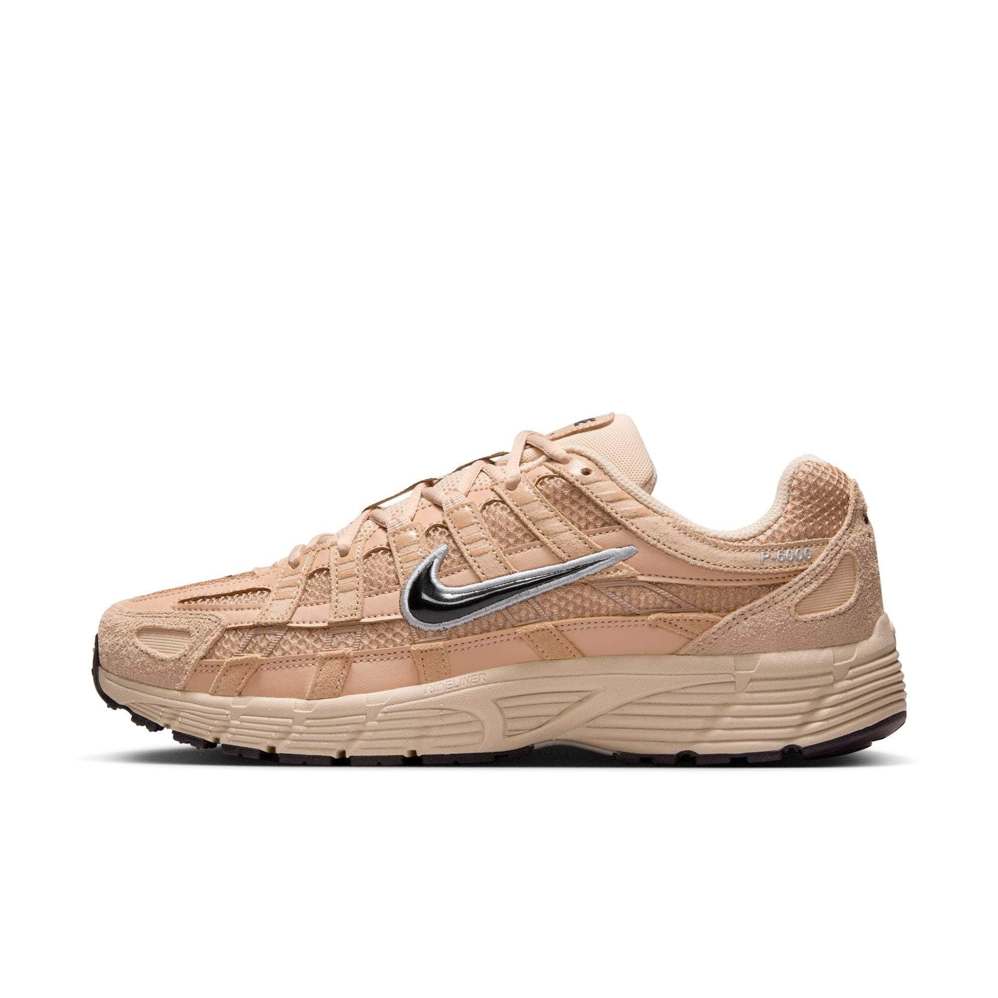 Nike FOOTWEAR Nike P-6000 SE "Hemp Sanddrift Metallic Silver Black" - Men's