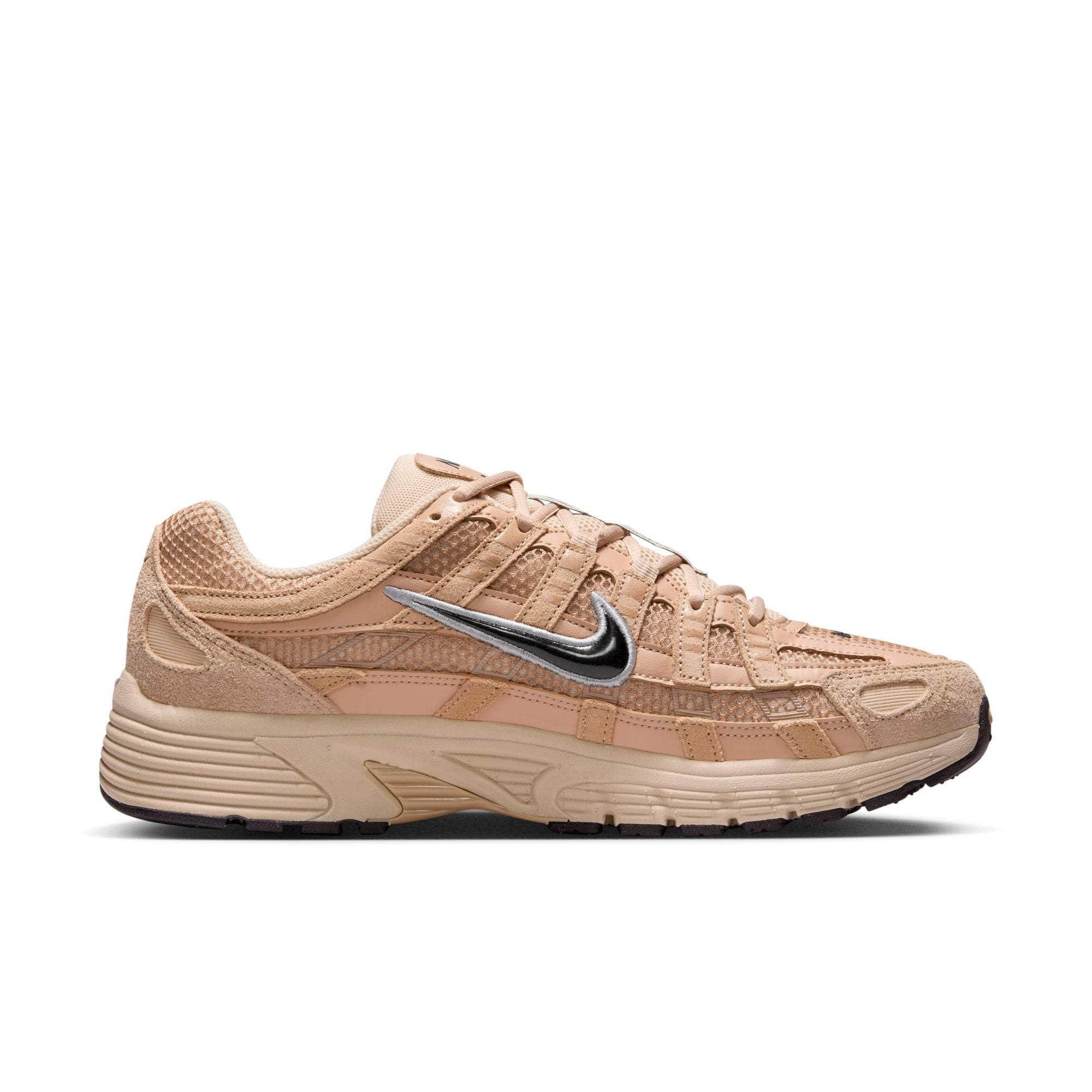 Nike FOOTWEAR Nike P-6000 SE "Hemp Sanddrift Metallic Silver Black" - Men's