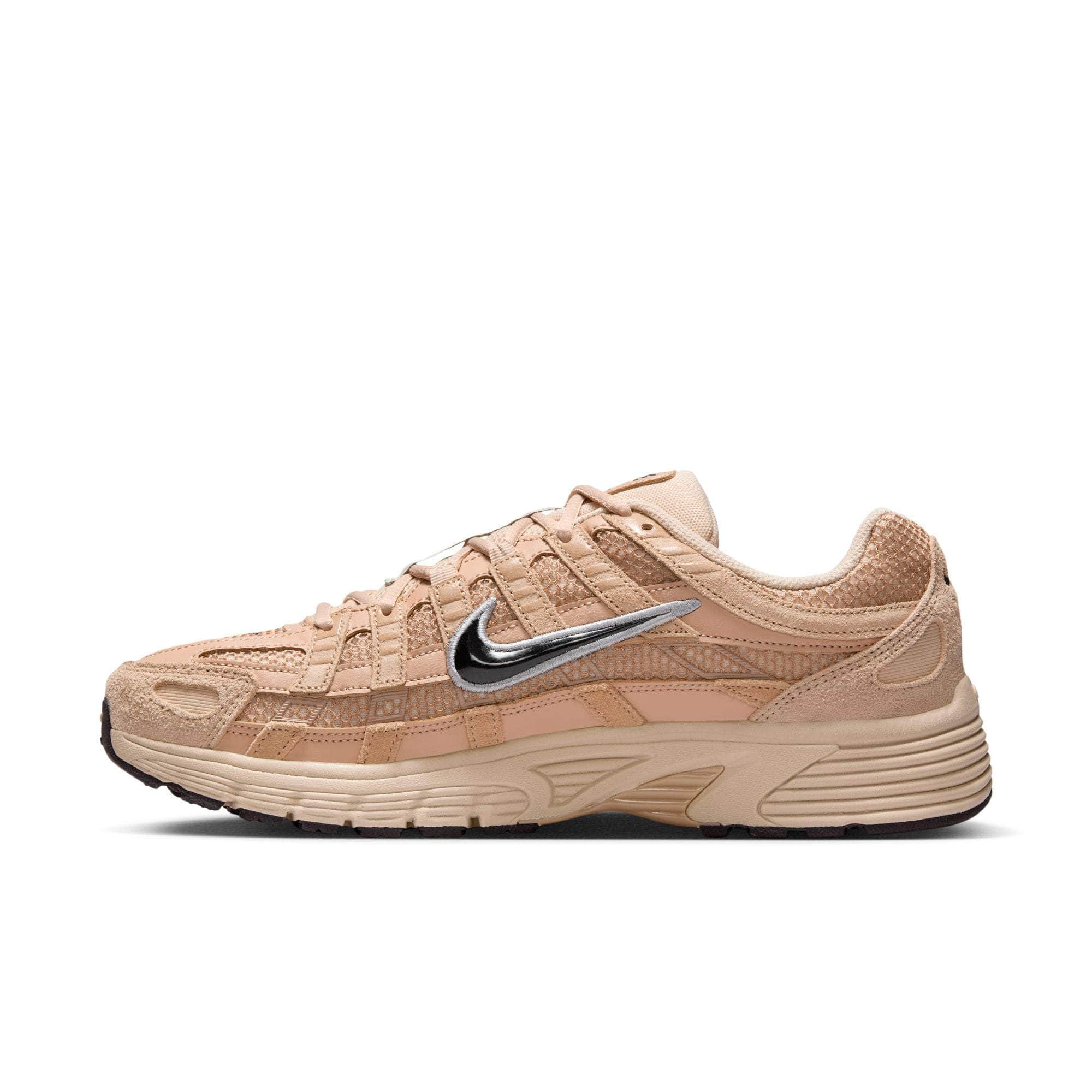 Nike FOOTWEAR Nike P-6000 SE "Hemp Sanddrift Metallic Silver Black" - Men's