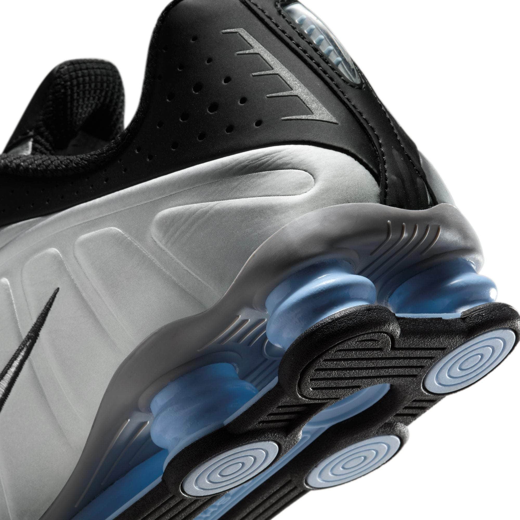 Nike FOOTWEAR Nike Shox R4 "Metallic Silver Black Psychic Blue" - Men's