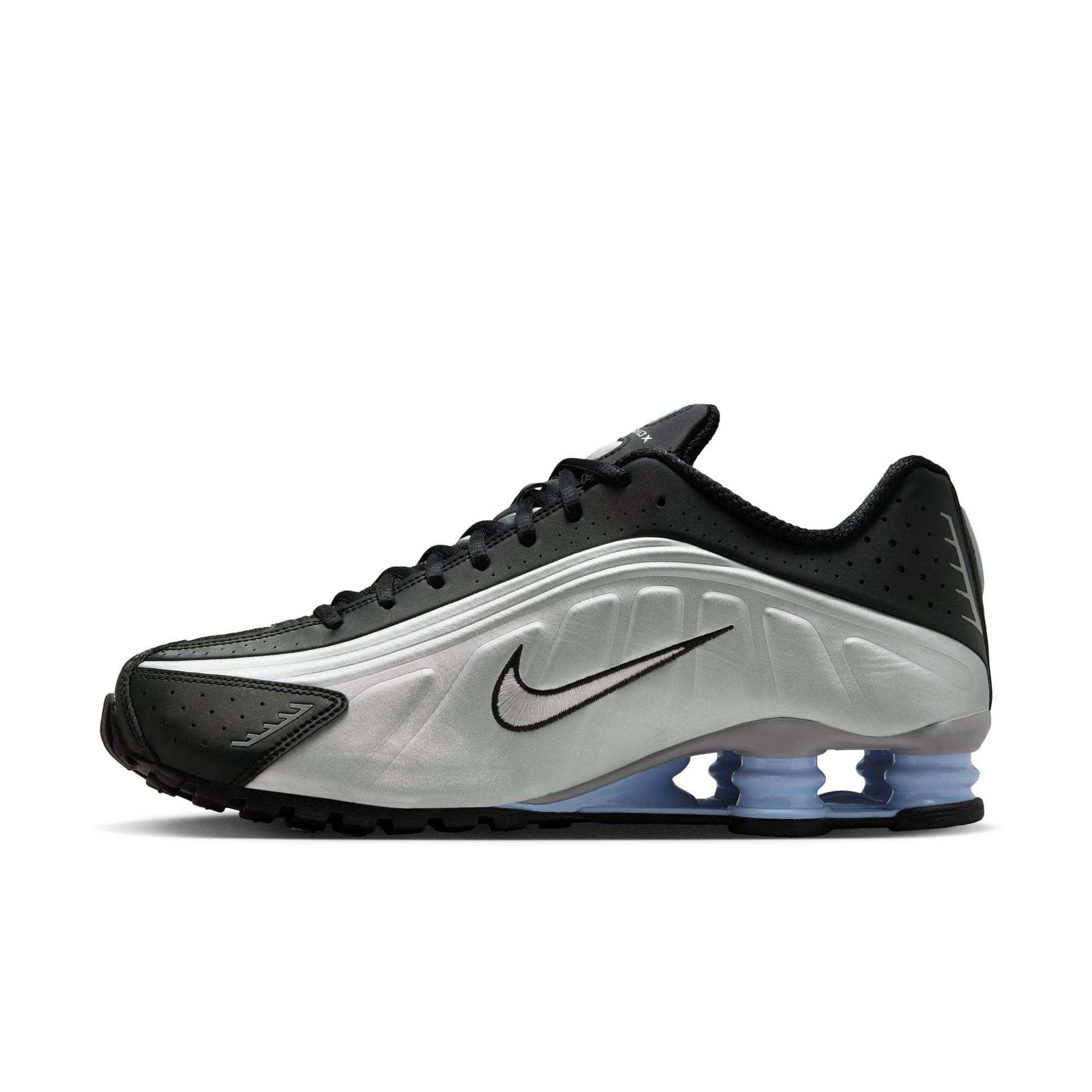 Nike FOOTWEAR Nike Shox R4 "Metallic Silver Black Psychic Blue" - Men's