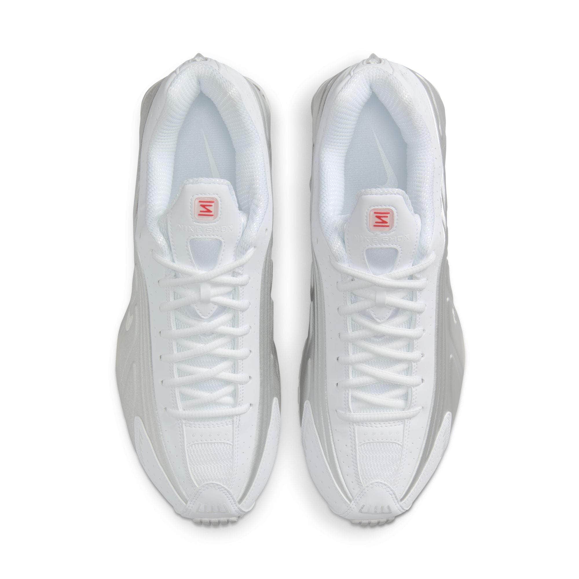 Nike FOOTWEAR Nike Shox R4 "White Metallic Silver" - Men's