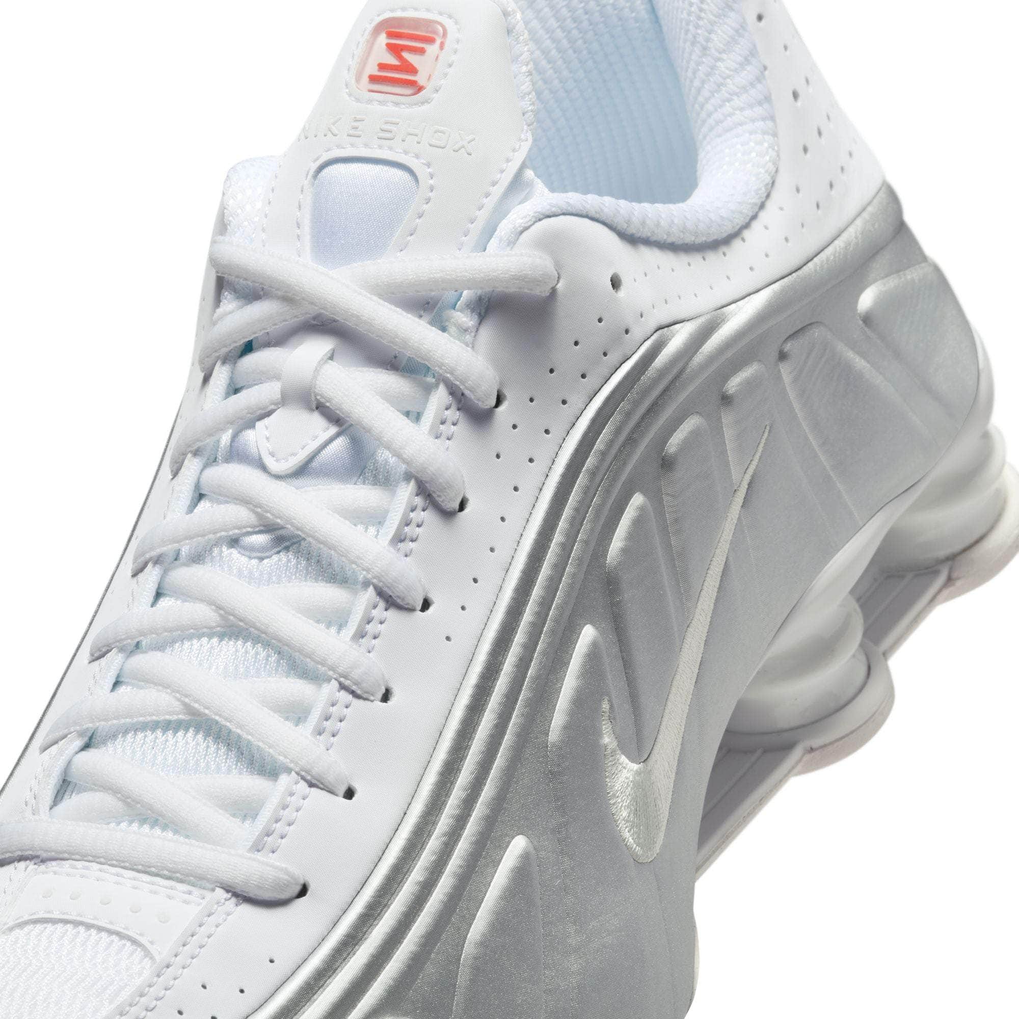 Nike FOOTWEAR Nike Shox R4 "White Metallic Silver" - Men's