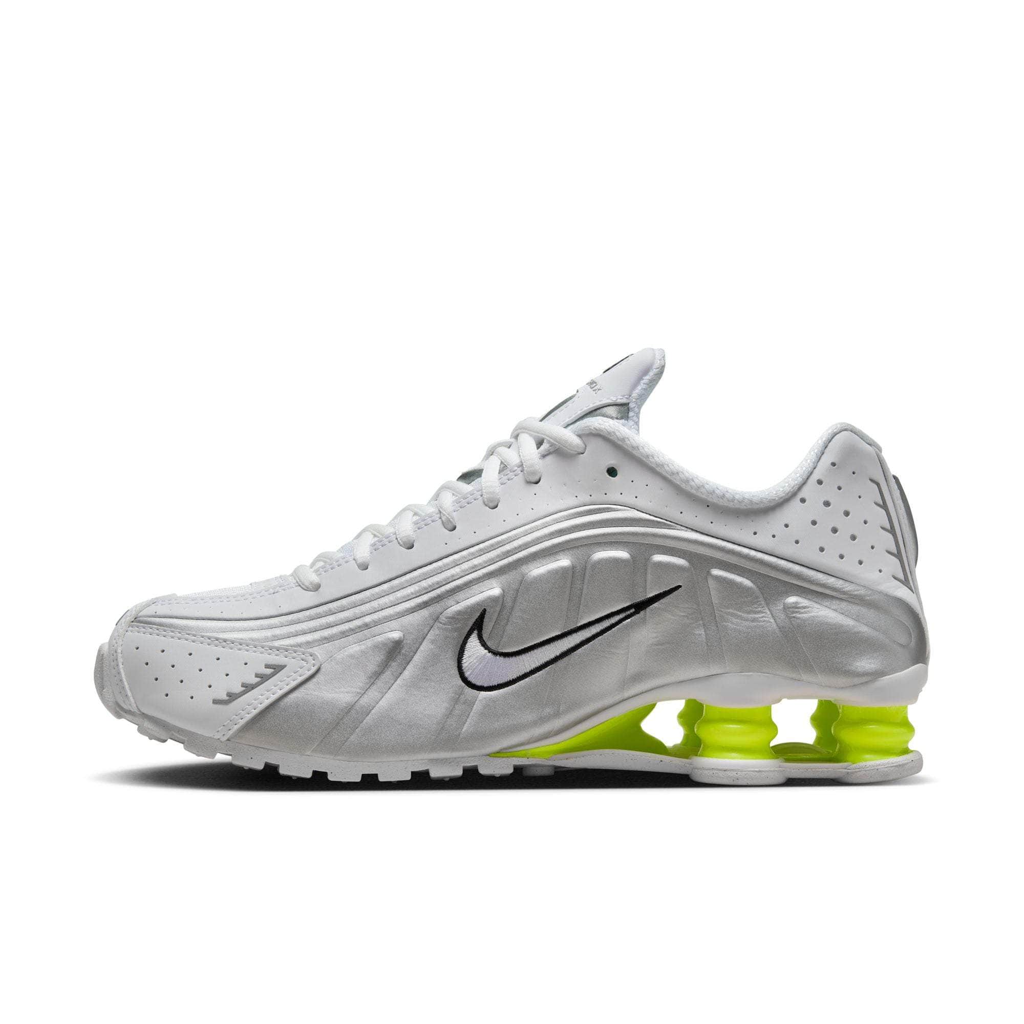 Nike FOOTWEAR Nike Shox R4 "White Metallic Silver" - Women's
