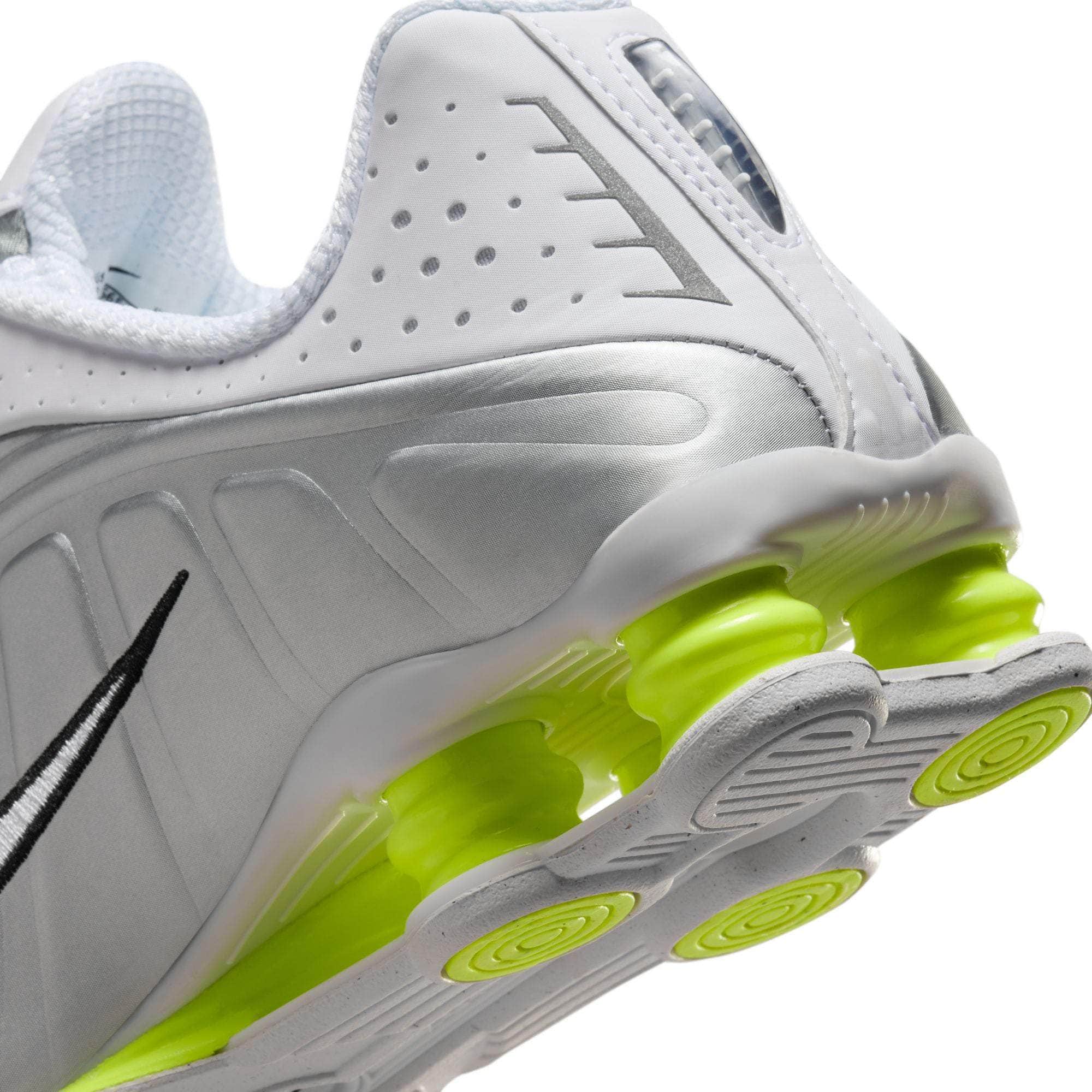 Nike FOOTWEAR Nike Shox R4 "White Metallic Silver" - Women's