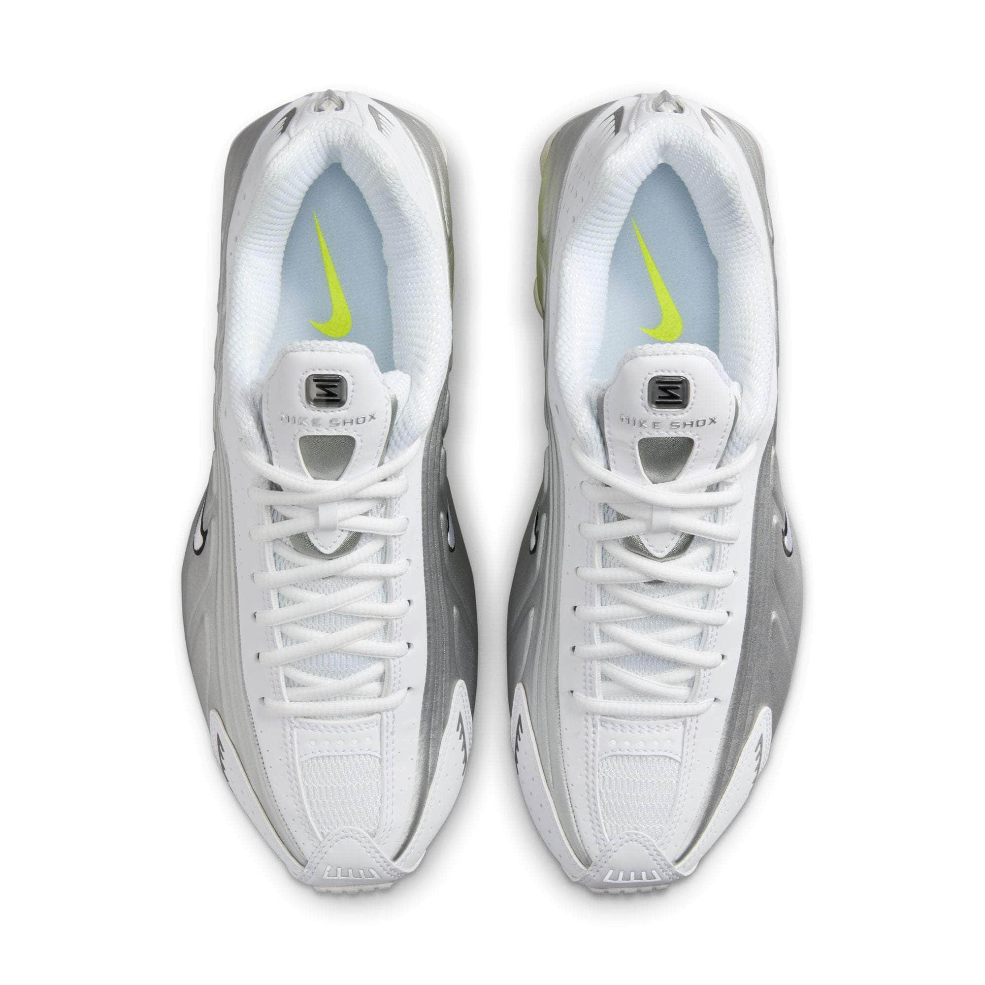 Nike FOOTWEAR Nike Shox R4 "White Metallic Silver" - Women's