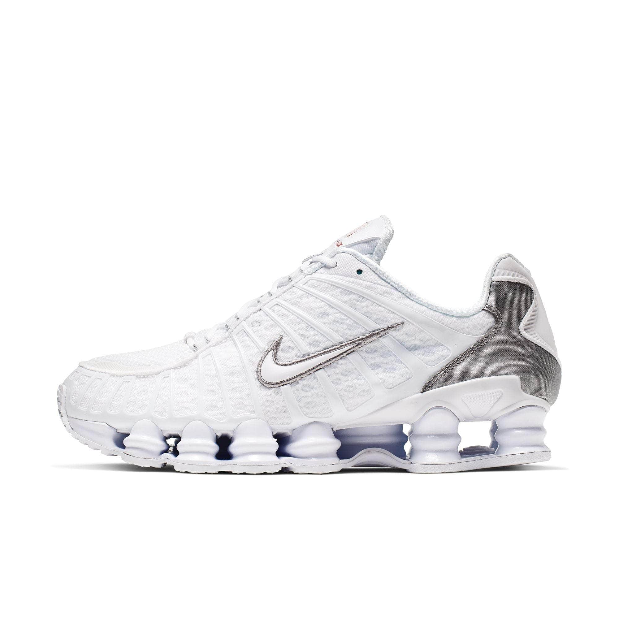 Nike FOOTWEAR Nike Shox TL "White Metallic Silver" - Men's