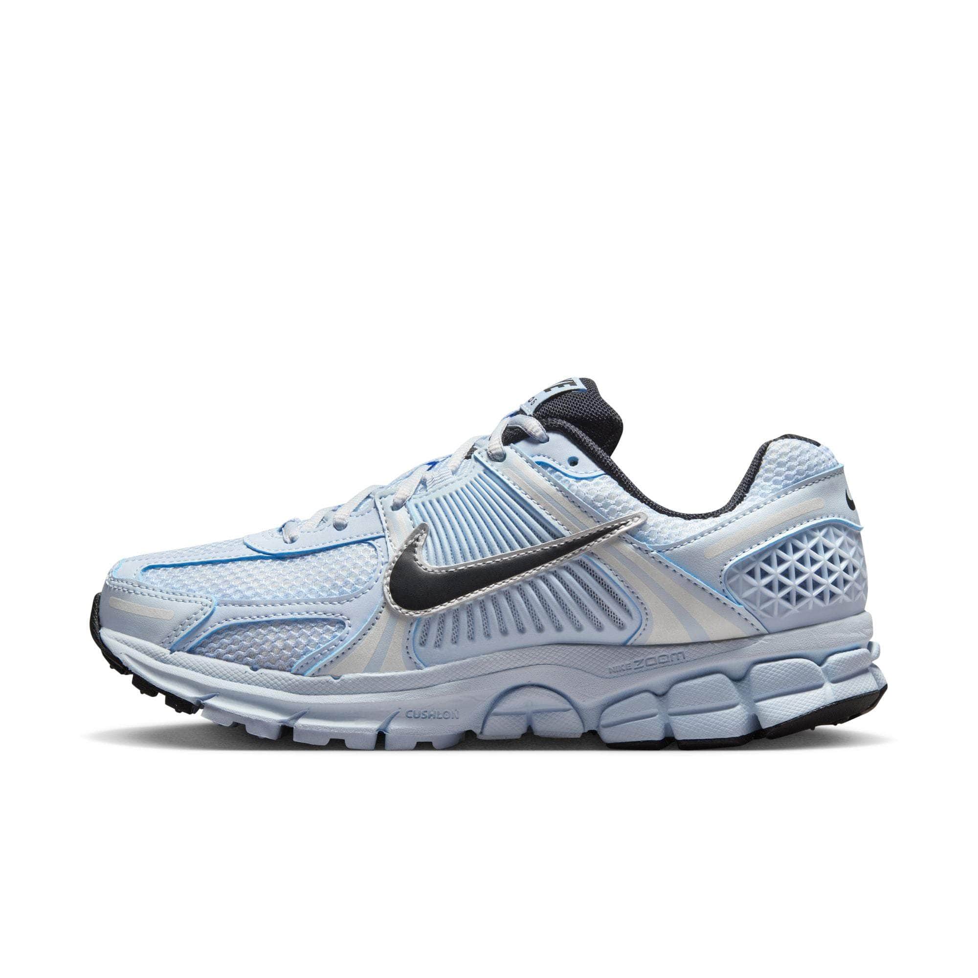 Nike FOOTWEAR Nike Zoom Vomero 5 Blue Tint Platinum Tint Metallic Platinum Black - Women's