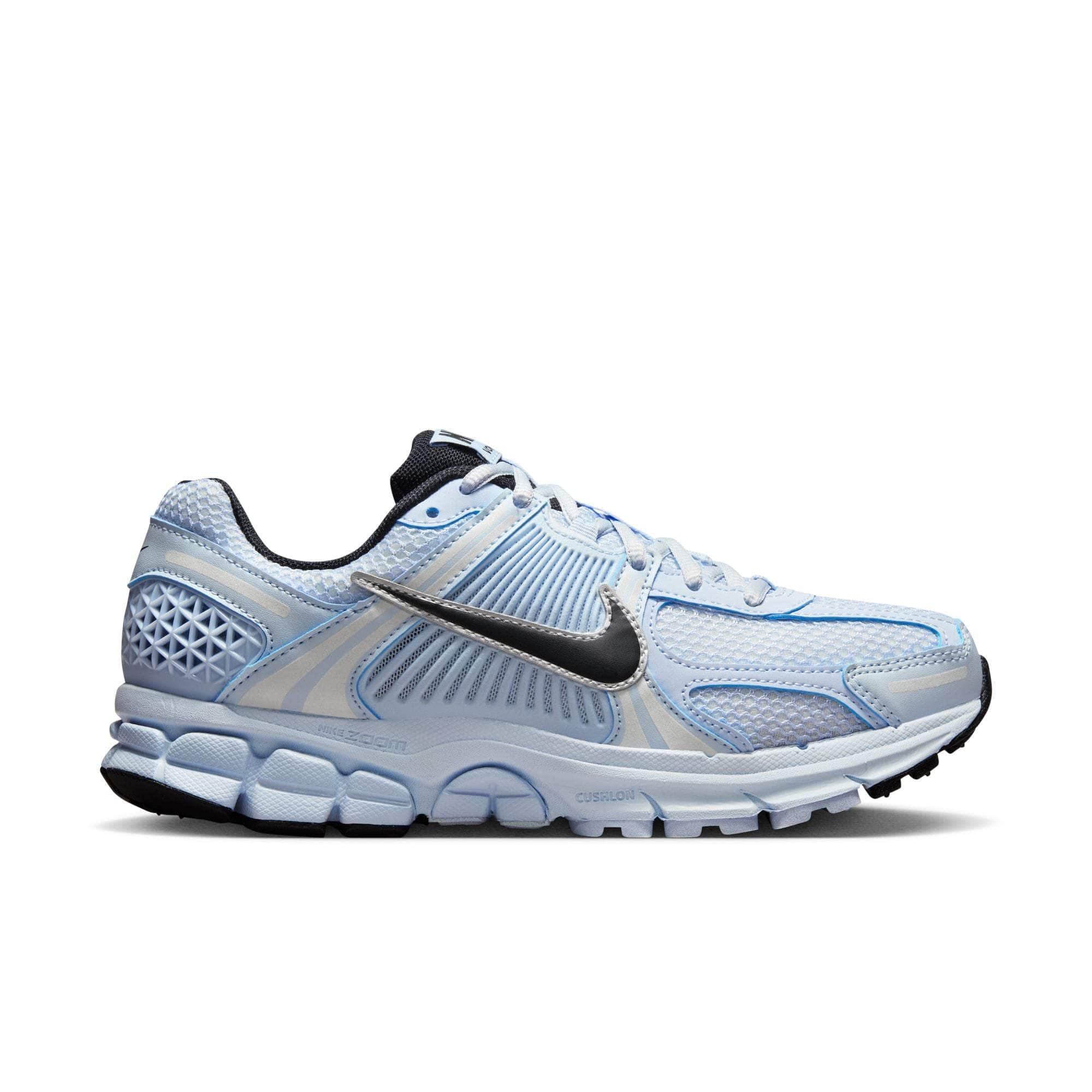 Nike FOOTWEAR Nike Zoom Vomero 5 Blue Tint Platinum Tint Metallic Platinum Black - Women's