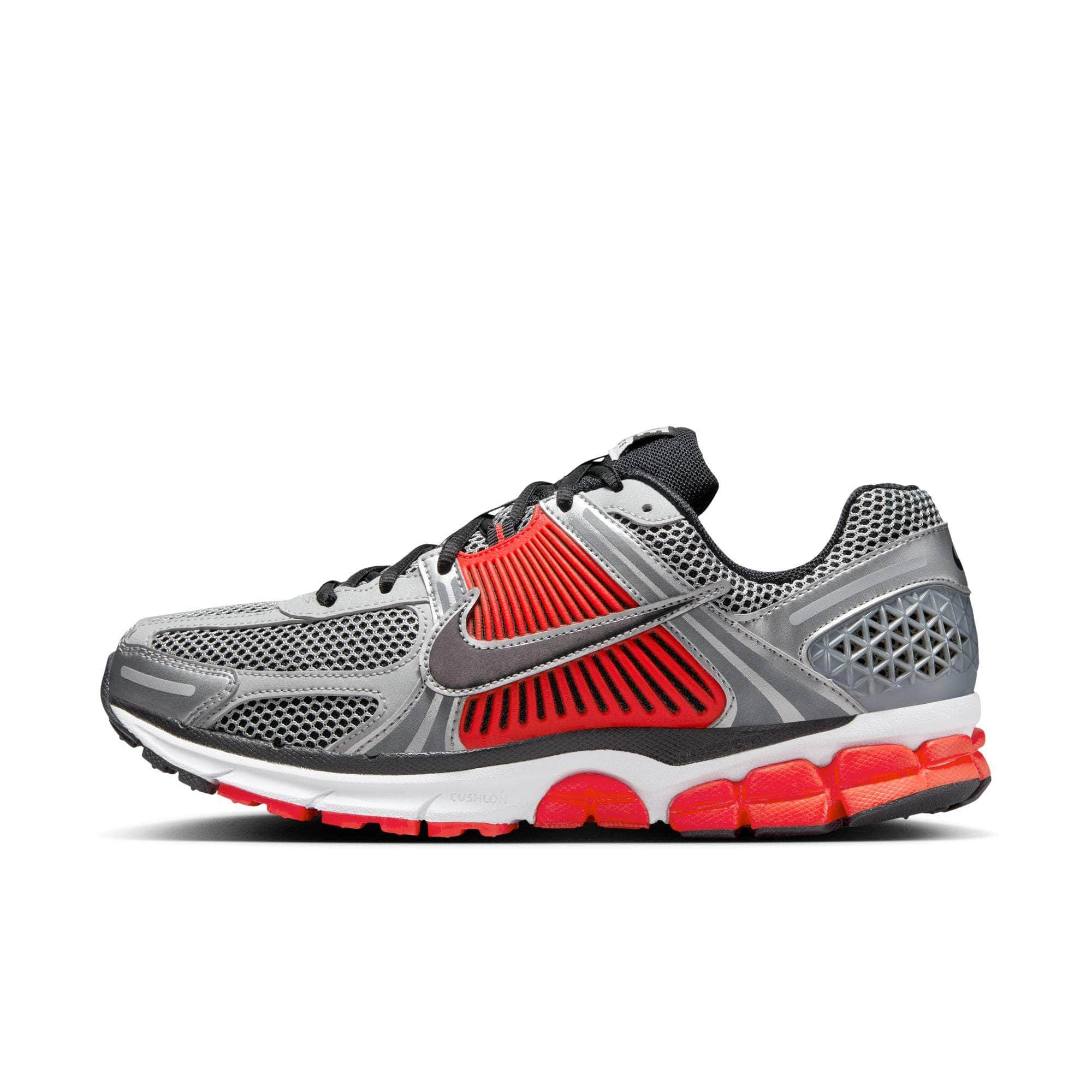 Nike FOOTWEAR Nike Zoom Vomero 5 "Bright Crimson Metallic Silver" - Men's