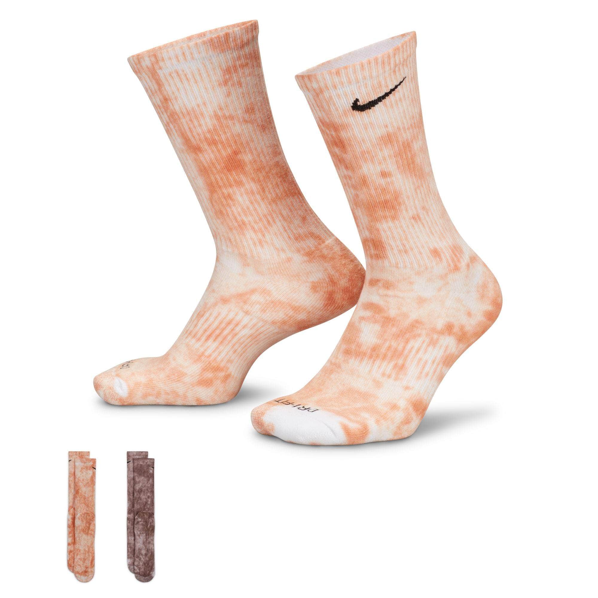 orange nike crew socks