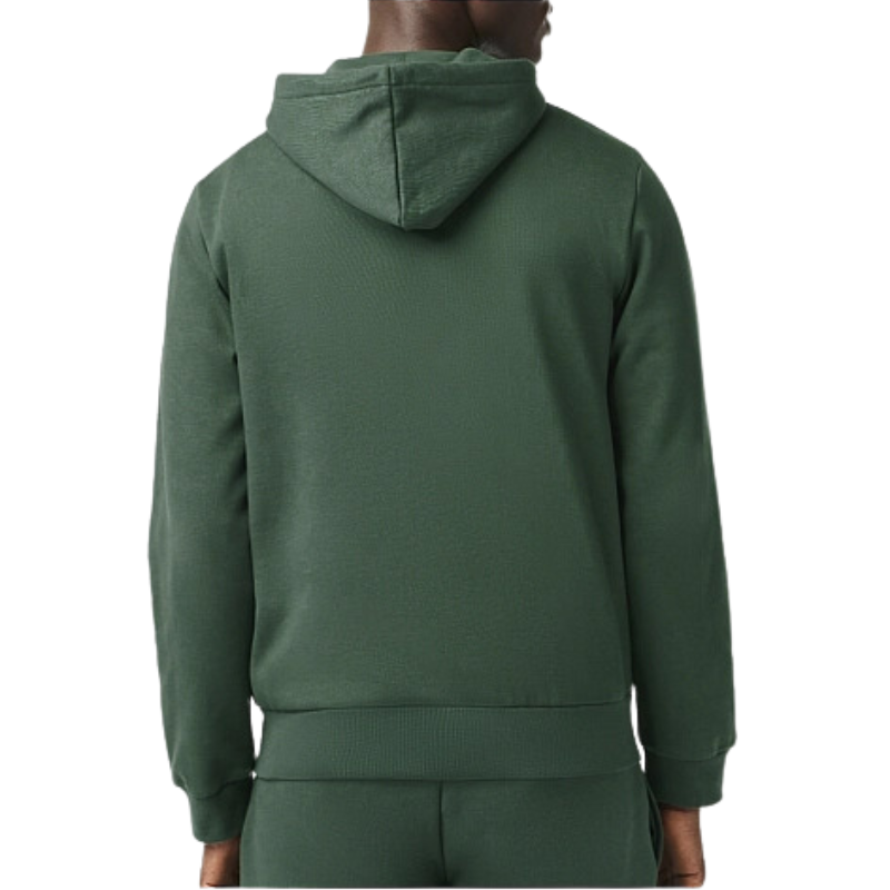 Lacoste Kangaroo Pocket Zip-Up Fleece Hoodie - Men's
