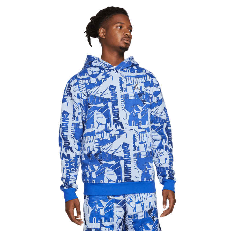 Blue and 2025 white jordan hoodie