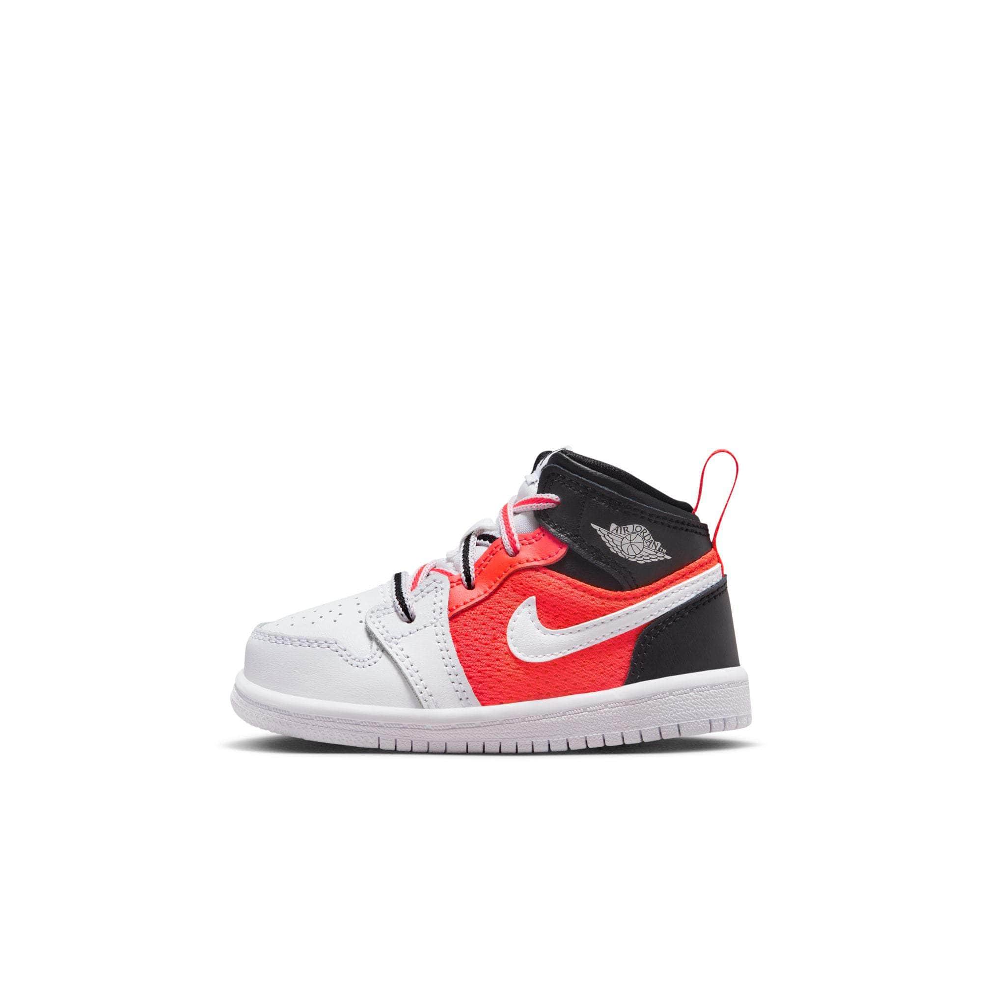 Jordan 1 Mid SE Toddler Sneakers Black Infrared 23 White main image 0