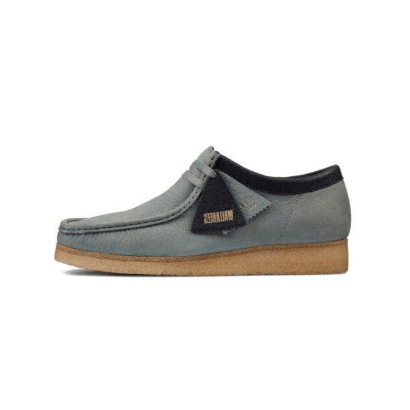 Clarks FOOTWEAR Clarks Wallabee Sage Blue Nubuck - Men's