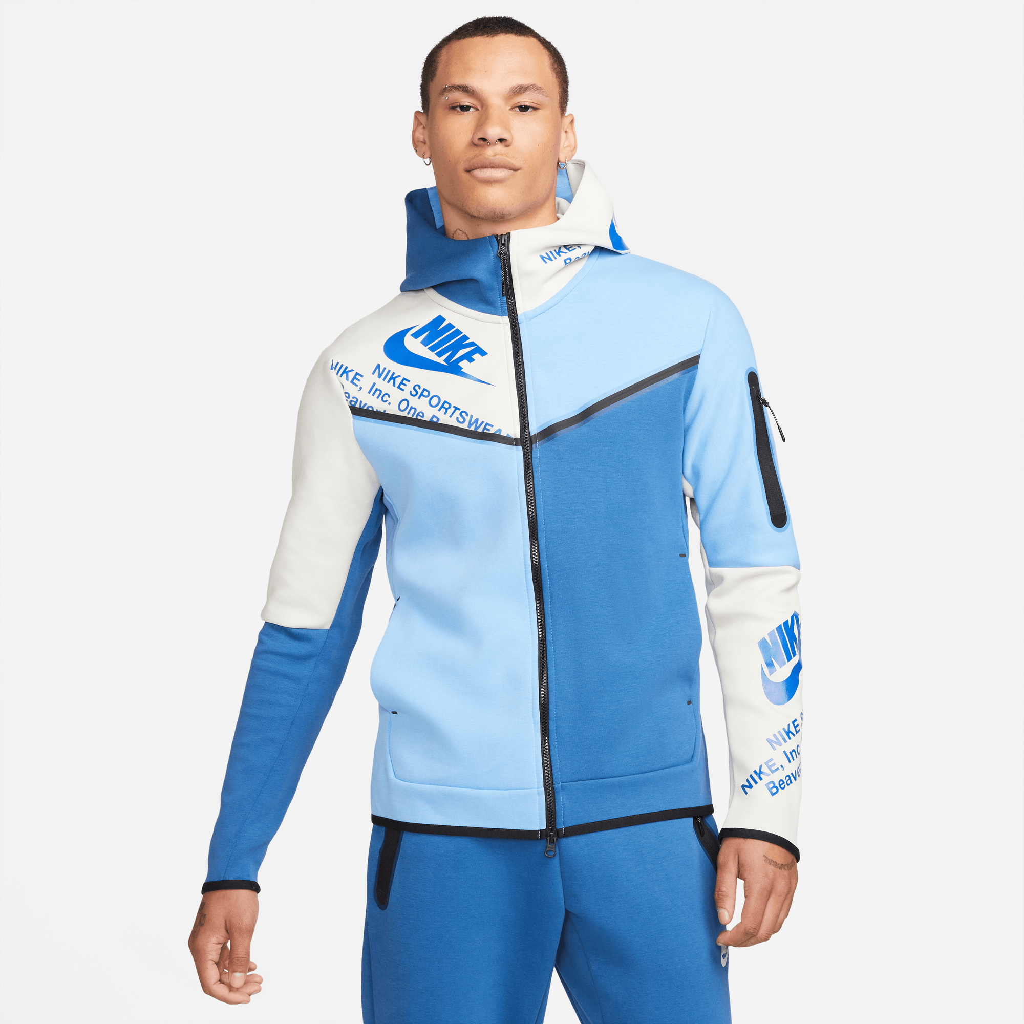 Mens light blue clearance tech fleece