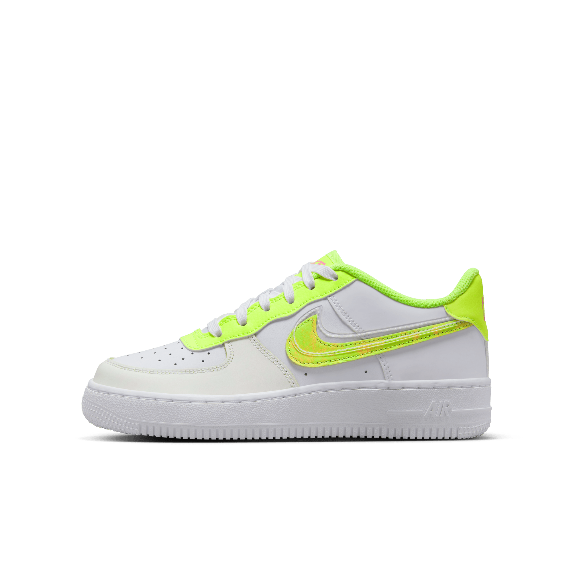 Lime green air force 1 grade school outlet