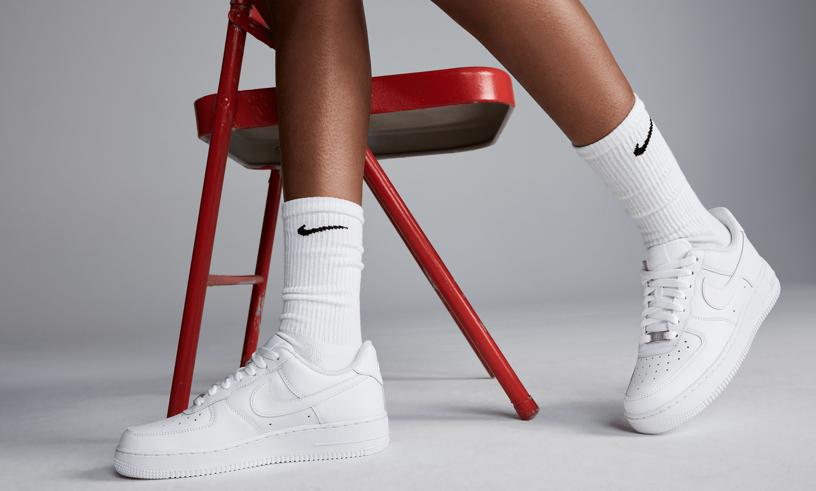 Nike FOOTWEAR Nike Air Force 1 Triple White - Women's