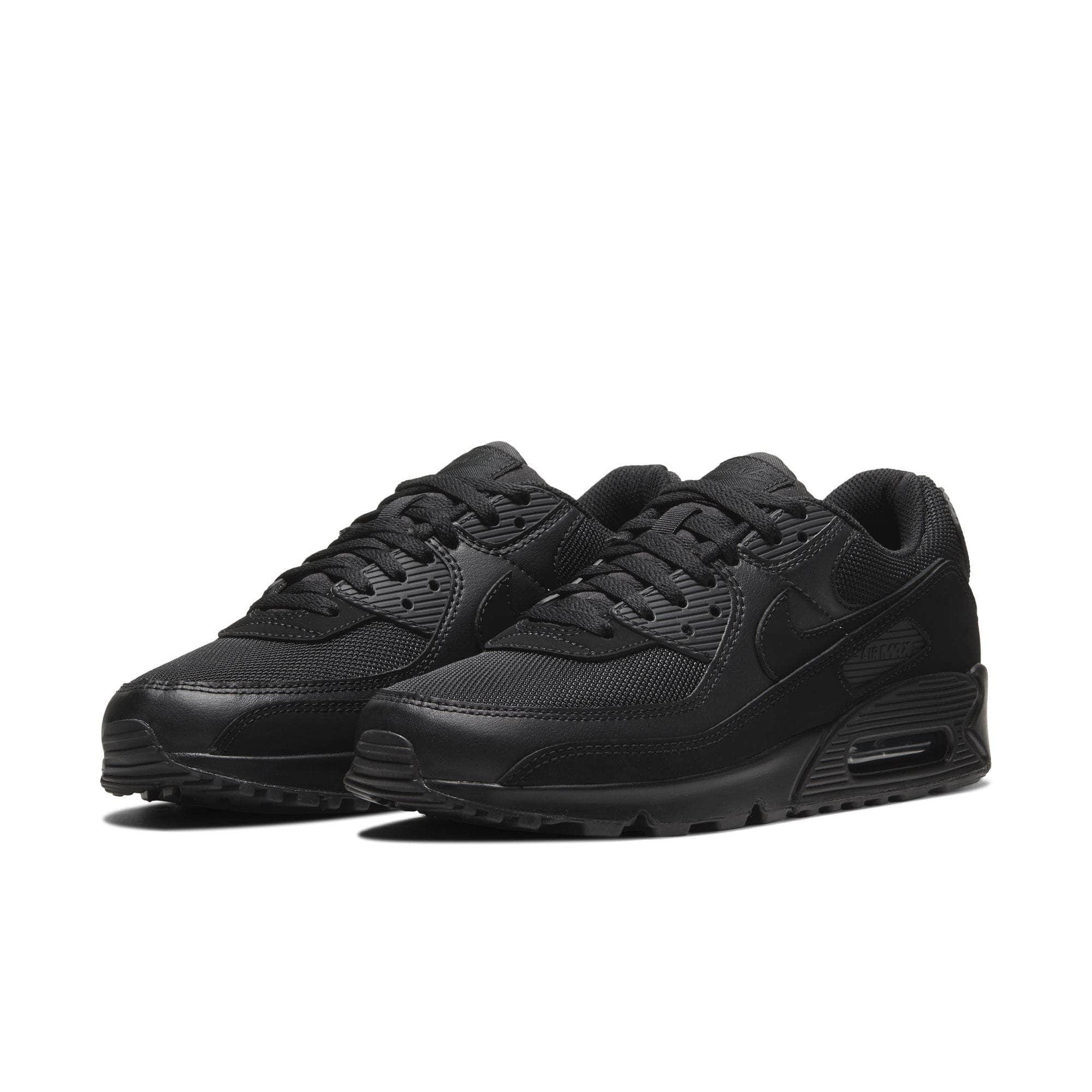 NIKE FOOTWEAR Nike Air Max 90 Recraft Triple Black - Men's