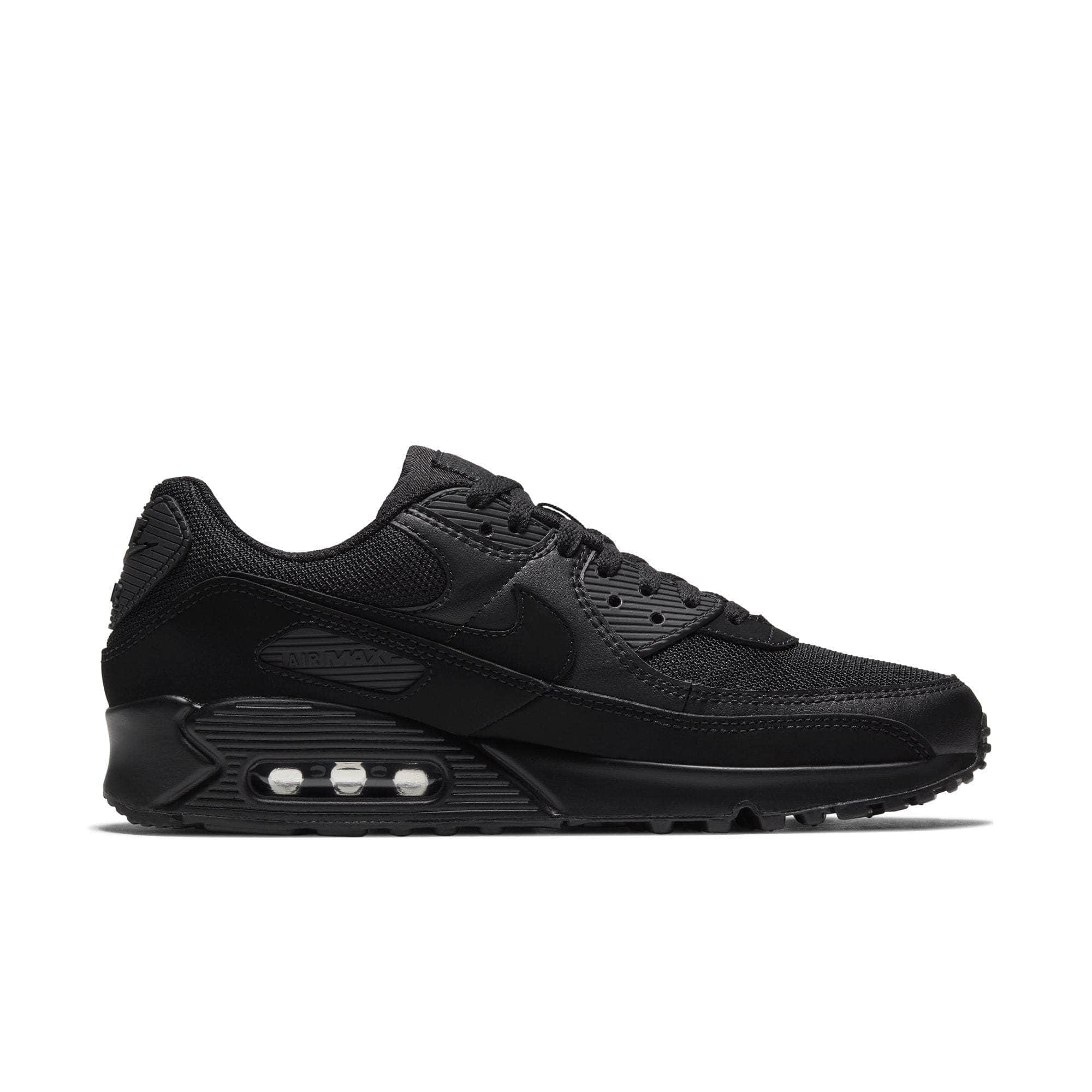 NIKE FOOTWEAR Nike Air Max 90 Recraft Triple Black - Men's