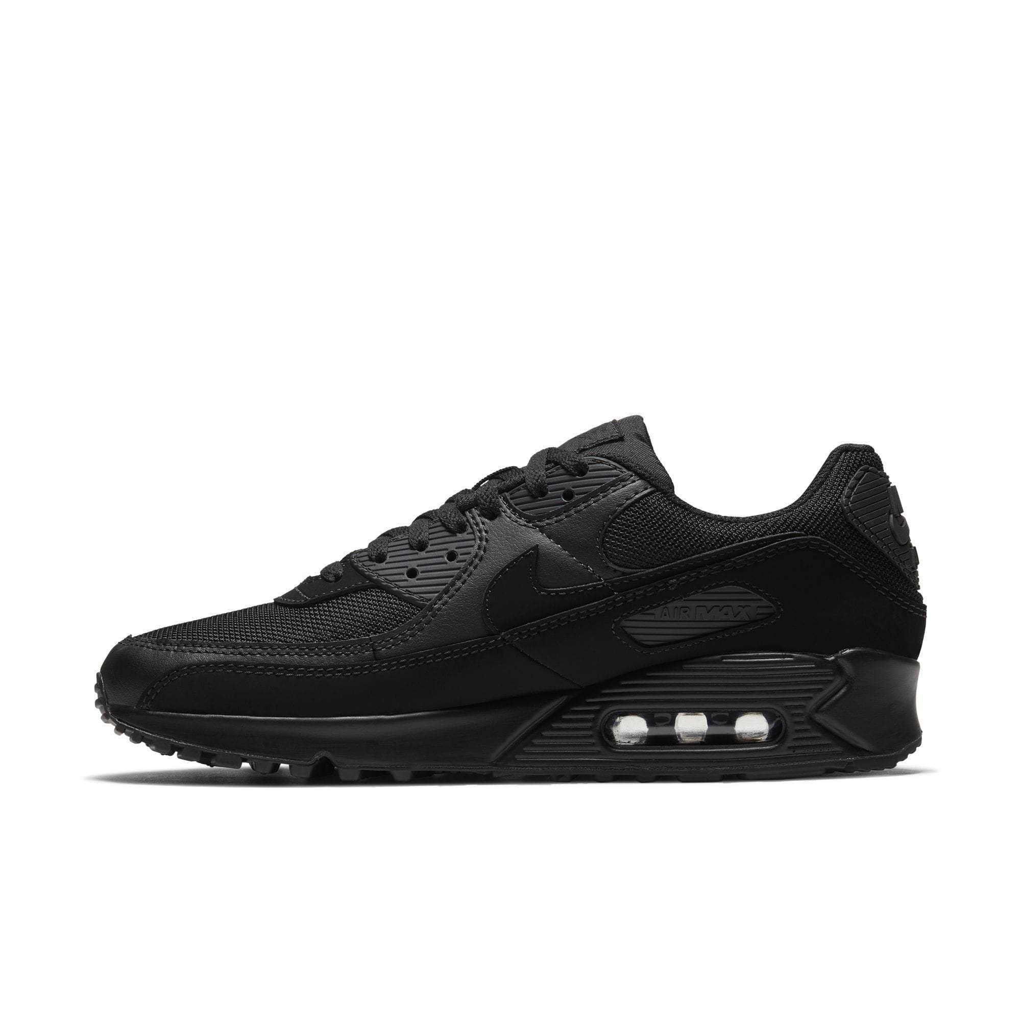 NIKE FOOTWEAR Nike Air Max 90 Recraft Triple Black - Men's