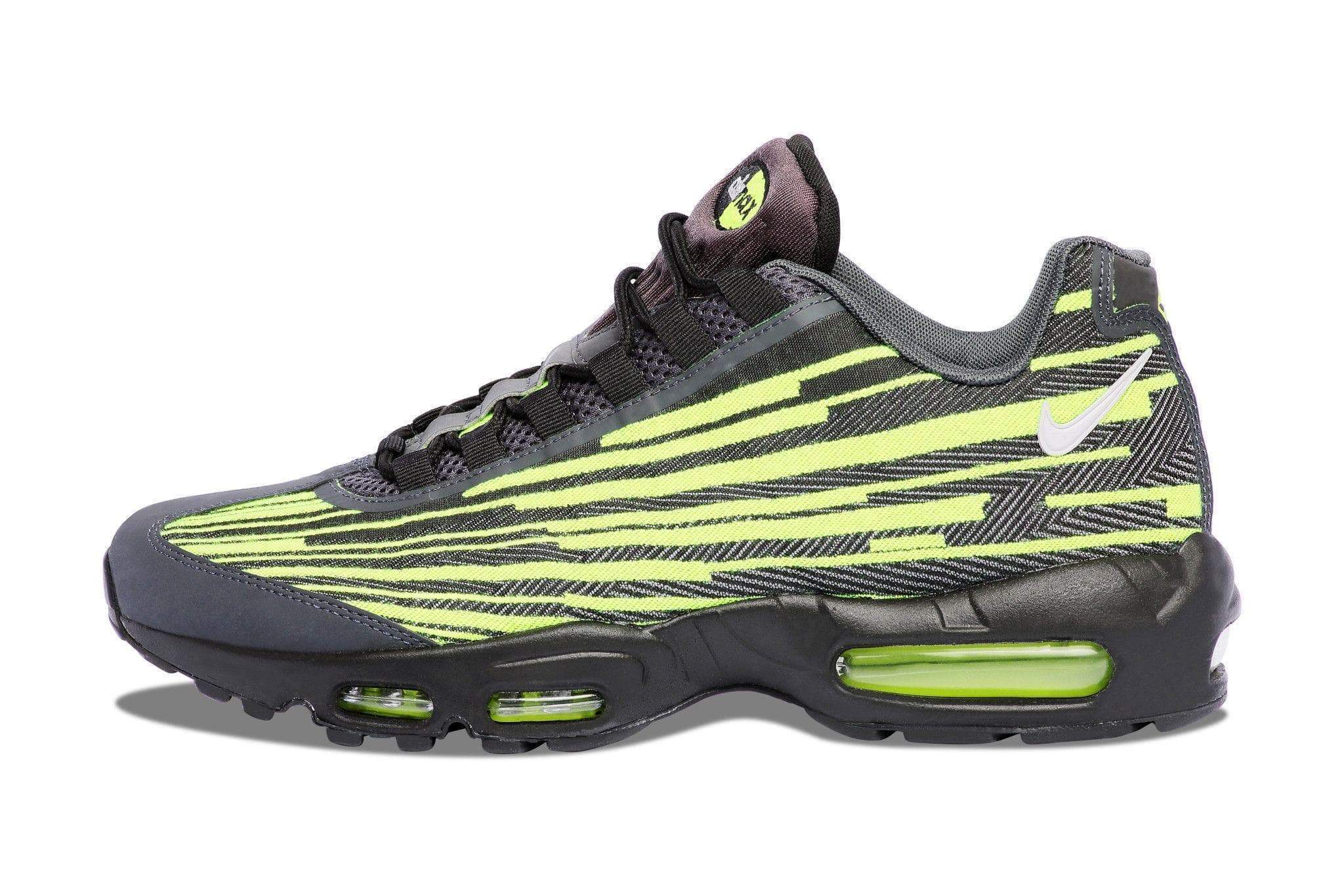Nike Air Max 95 Jacquard Black Silver Anthracite - Men's