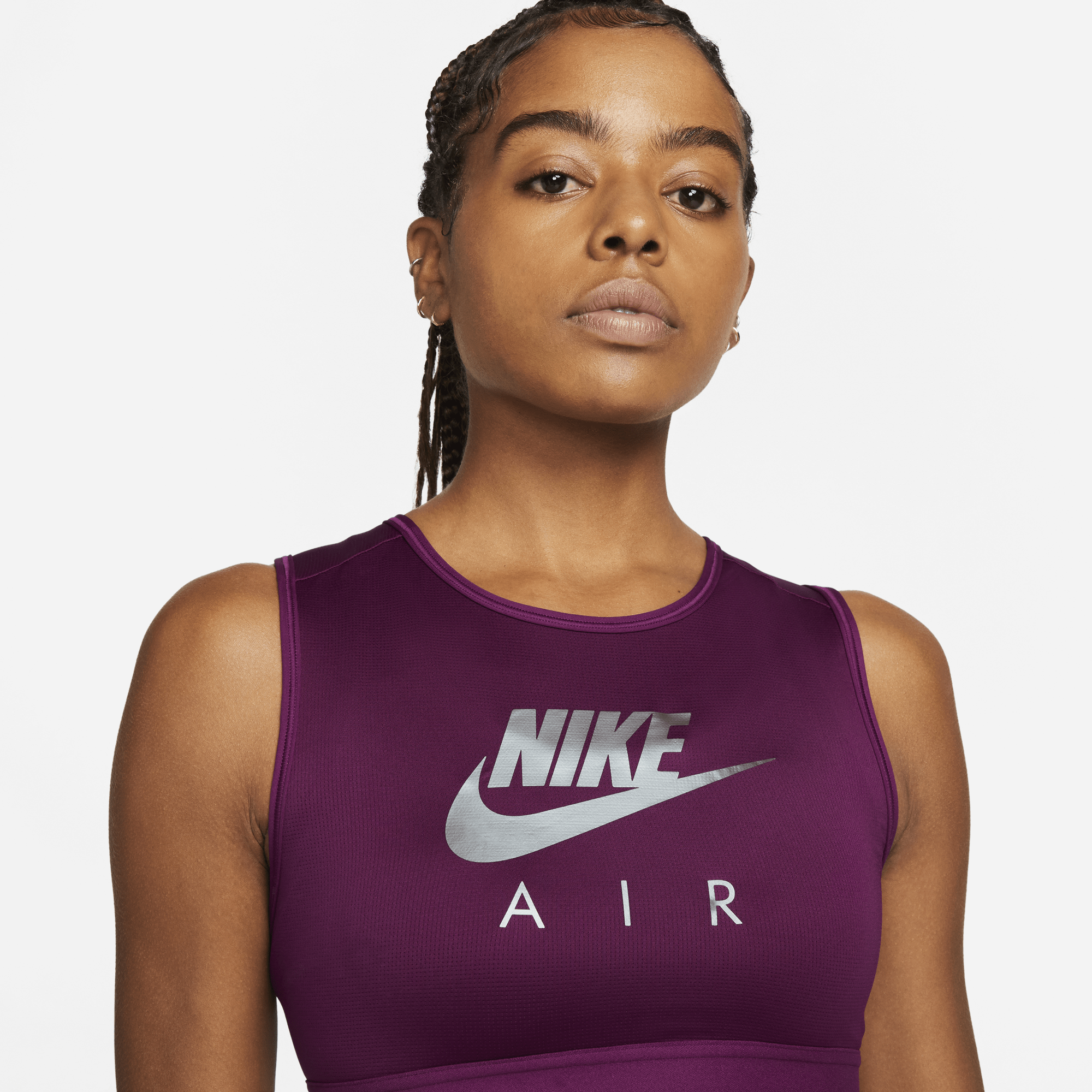 Nike Nike Air Dri-FIT Swoosh Medium-Support High-Neck Sports Bra - Women's