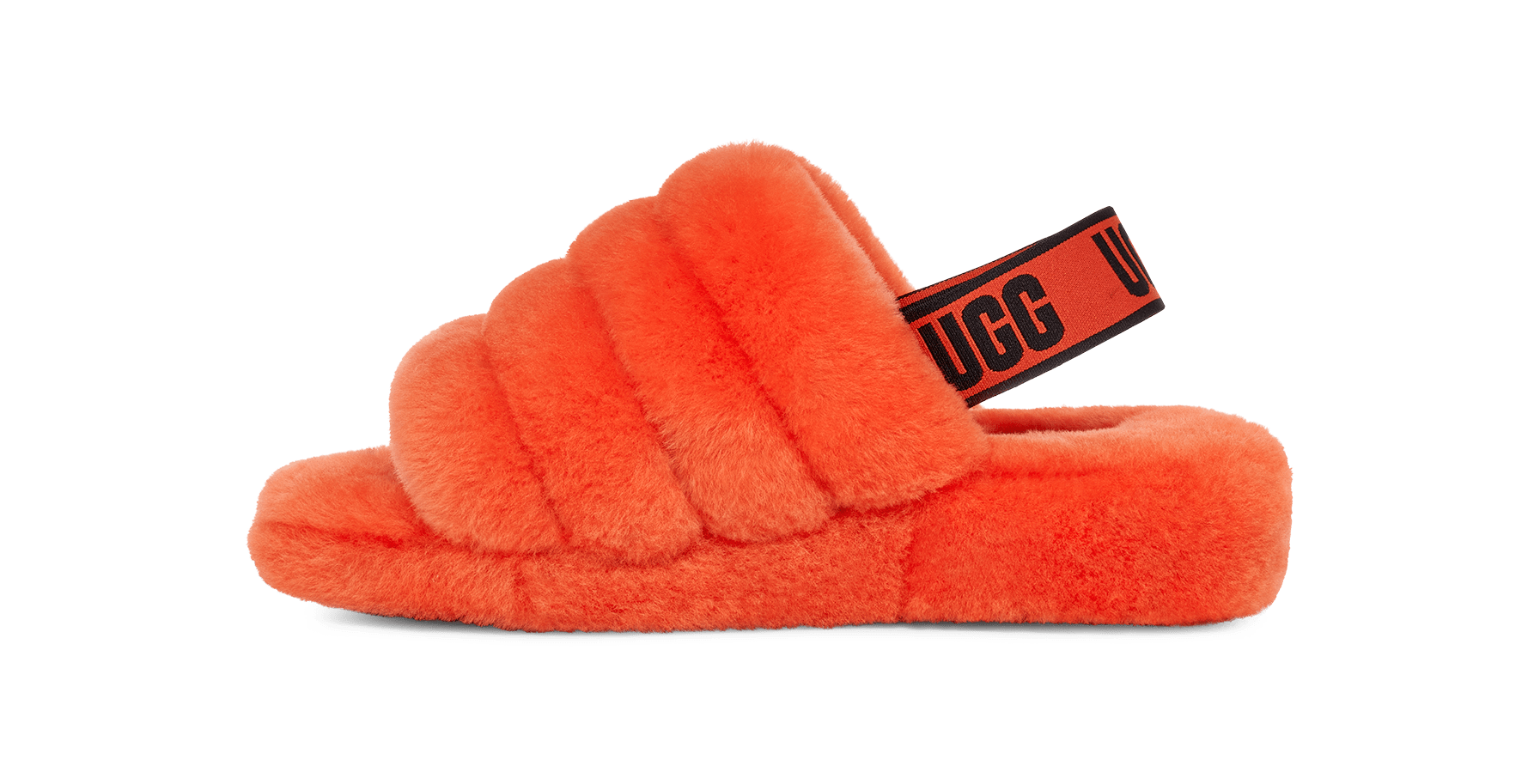 Ugg fluff yeah hot sale slide red womens