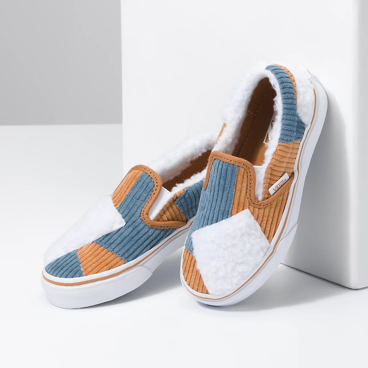 Vans FOOTWEAR Vans Cozy Cord Classic Slip On Patchwork - Kids