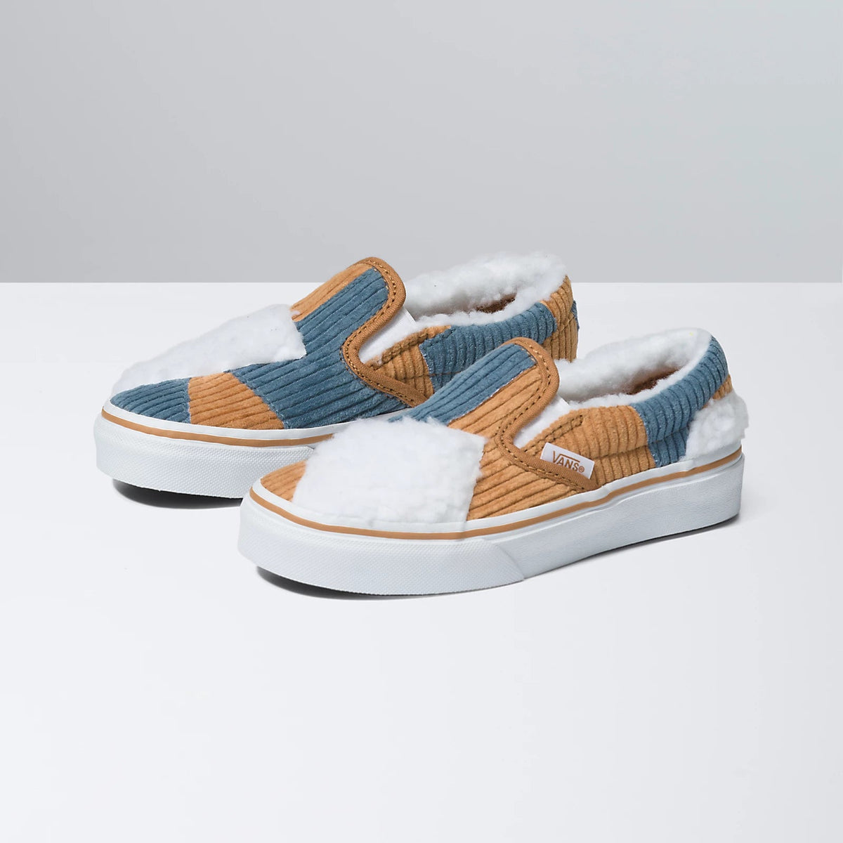 Vans FOOTWEAR Vans Cozy Cord Classic Slip On Patchwork - Kids