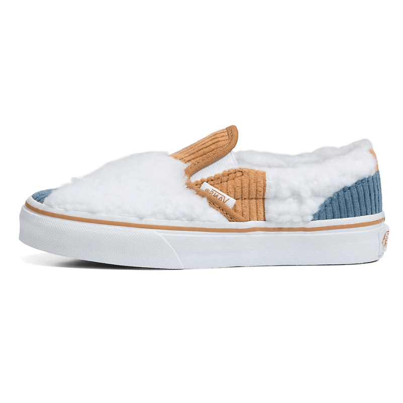 Vans FOOTWEAR Vans Cozy Cord Classic Slip On Patchwork - Kids