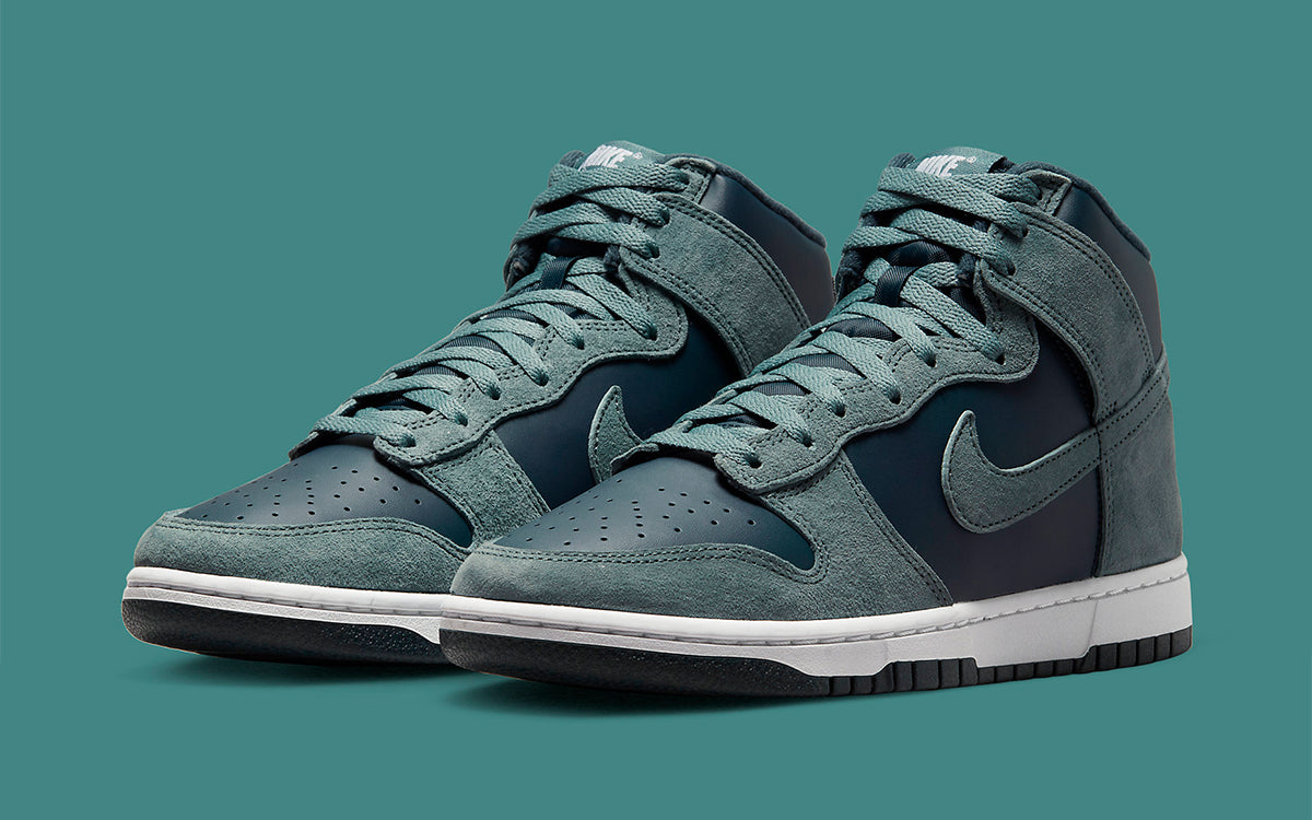 Nike Dunk High “Teal Suede White”