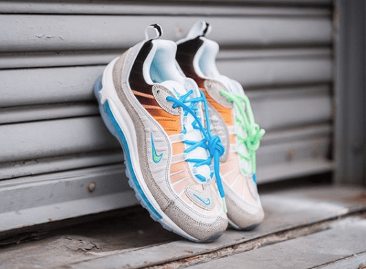 Air max 98 top la mezcla on feet