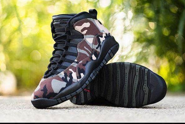 Air jordan 10 store retro woodland camo