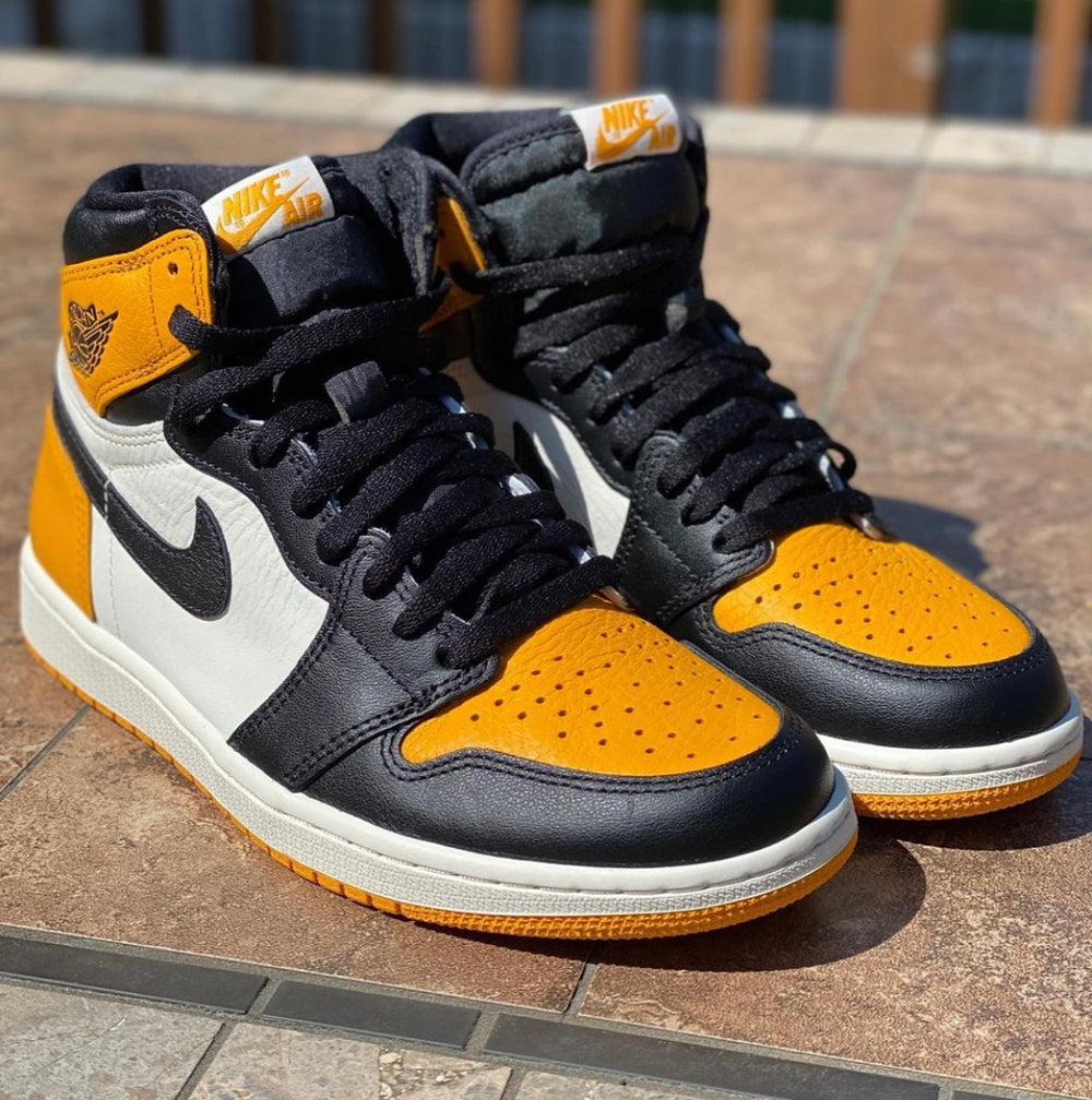 jordan retro 1 high og yellow and black