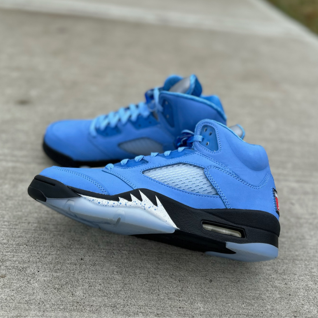 Jordan 5 top varsity blue