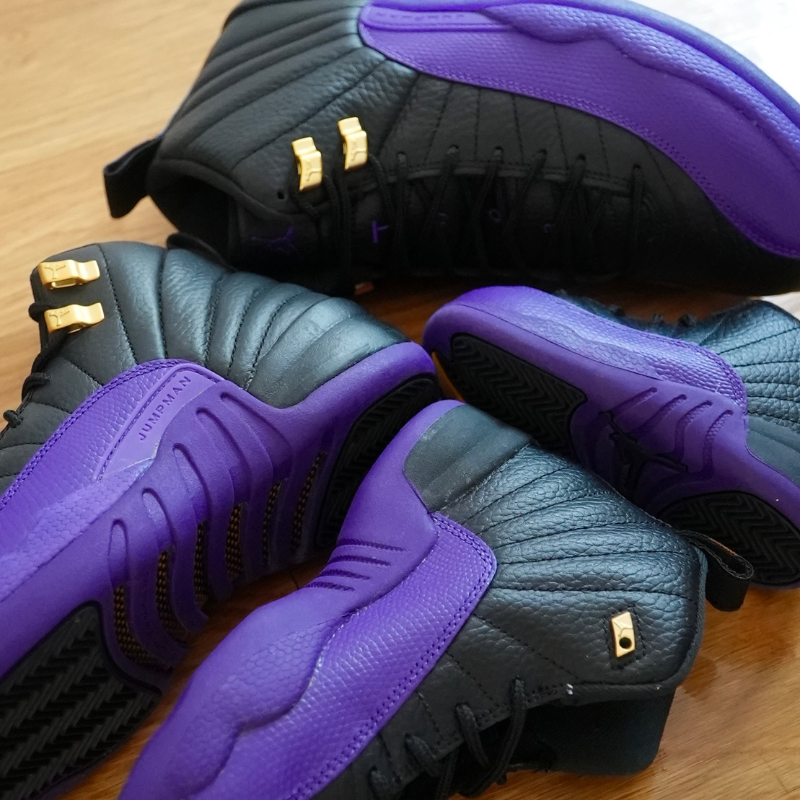Purple and hot sale yellow jordan 12