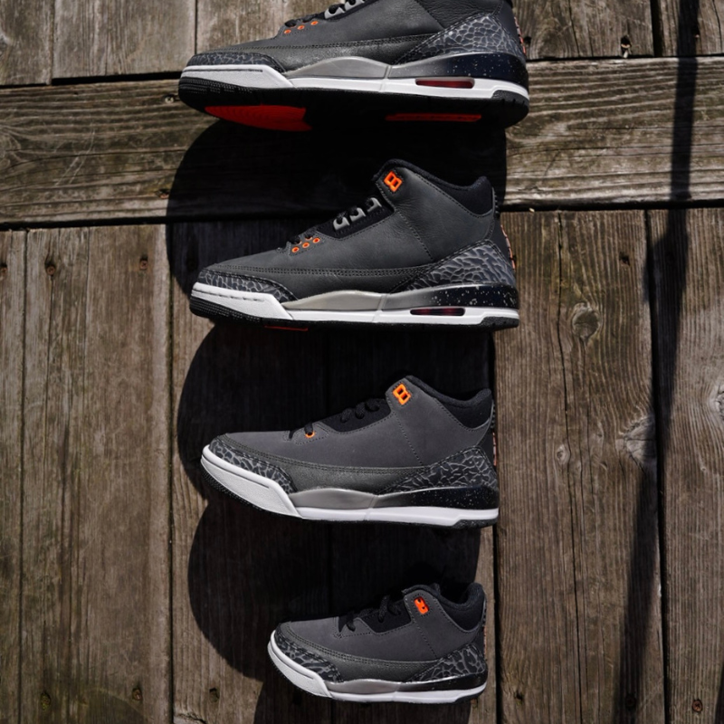 Air Jordan 3 Retro "Fear Pack" - Family Collection