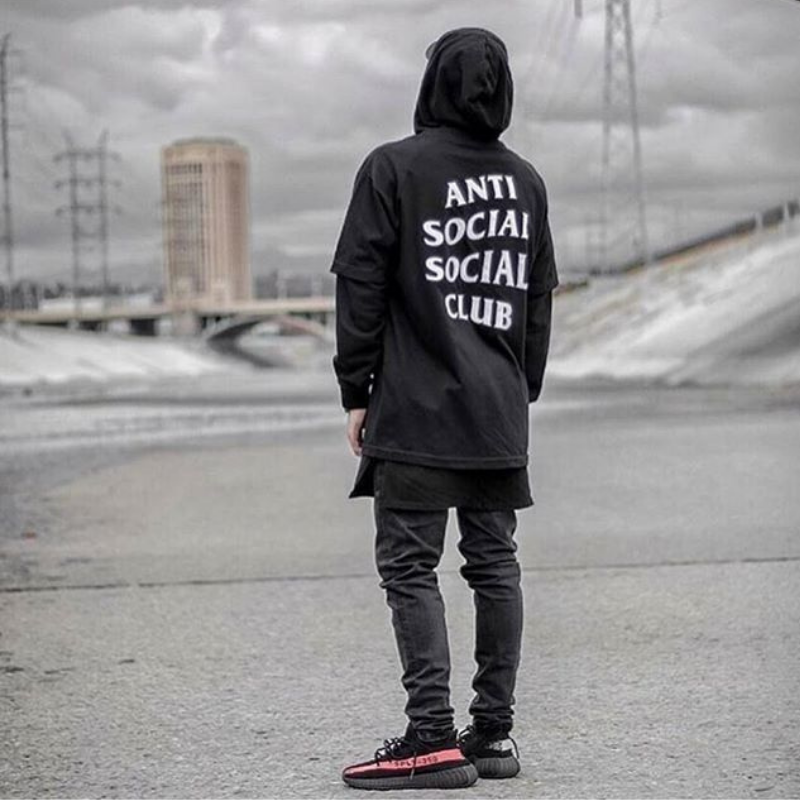 Anti social social club hoodie sale on sale